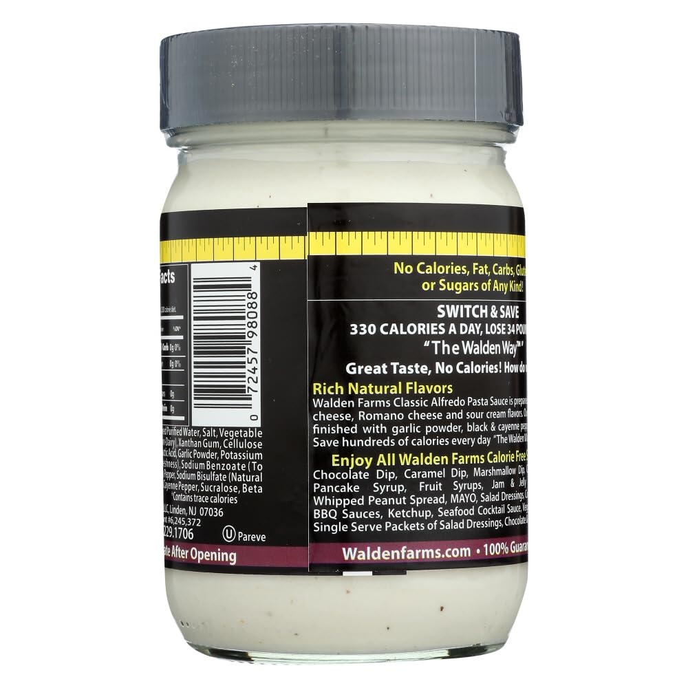 image:imageWalden Farms Calorie Free Pasta Sauce Alfredo 12 fl oz Pack of 3 by Walden Farms