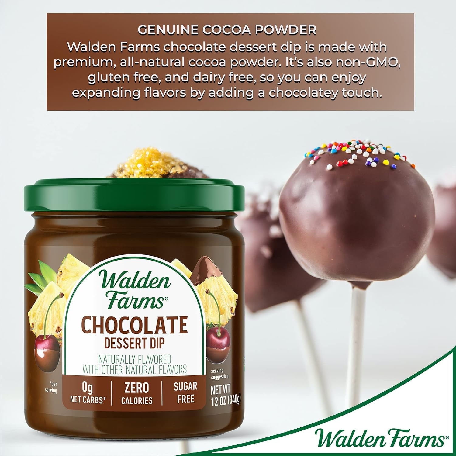 image:imageWalden Farms CalorieFree DipChocolate 3x12 Oz