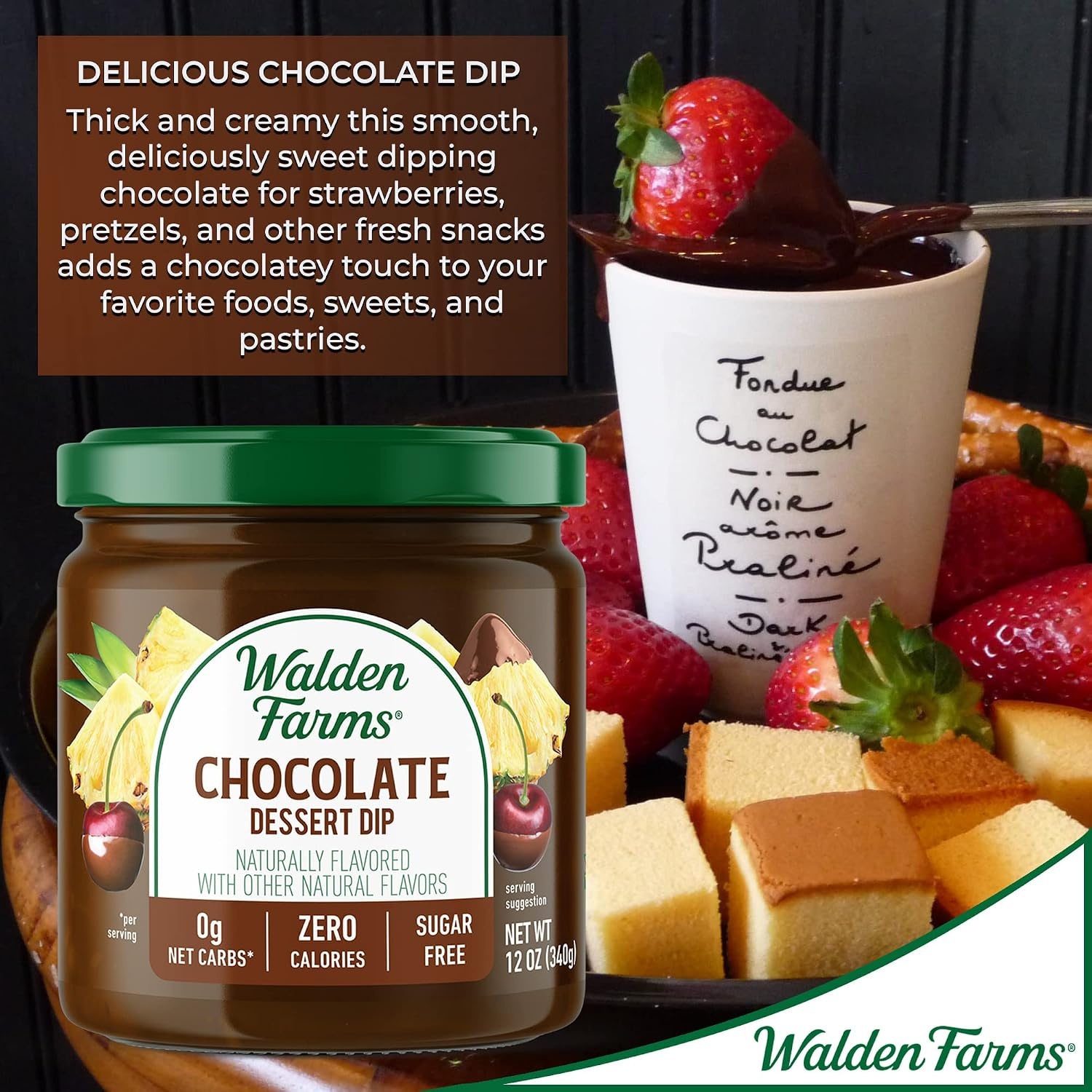 image:imageWalden Farms CalorieFree DipChocolate 3x12 Oz