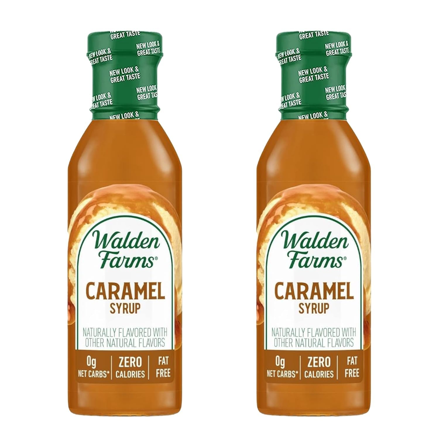 image:imageWalden Farms Caramel Syrup Perfect for Coffee Desserts Ice Cream Zero Calorie SugarFree Low Carb KetoFriendly GlutenFree Vegan 12 oz BottleCaramel
