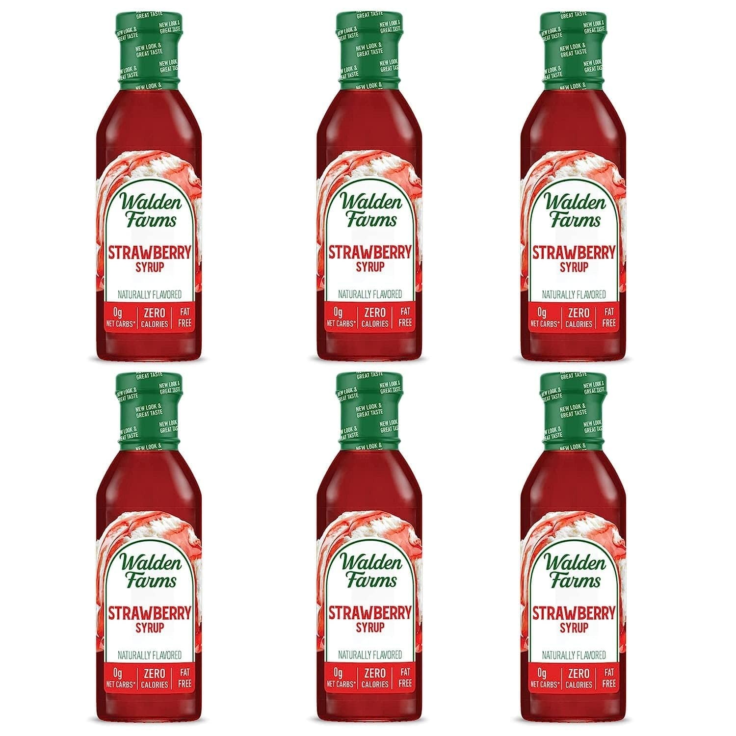 image:imageWalden Farms Caramel Syrup Perfect for Coffee Desserts Ice Cream Zero Calorie SugarFree Low Carb KetoFriendly GlutenFree Vegan 12 oz BottleStrawberry