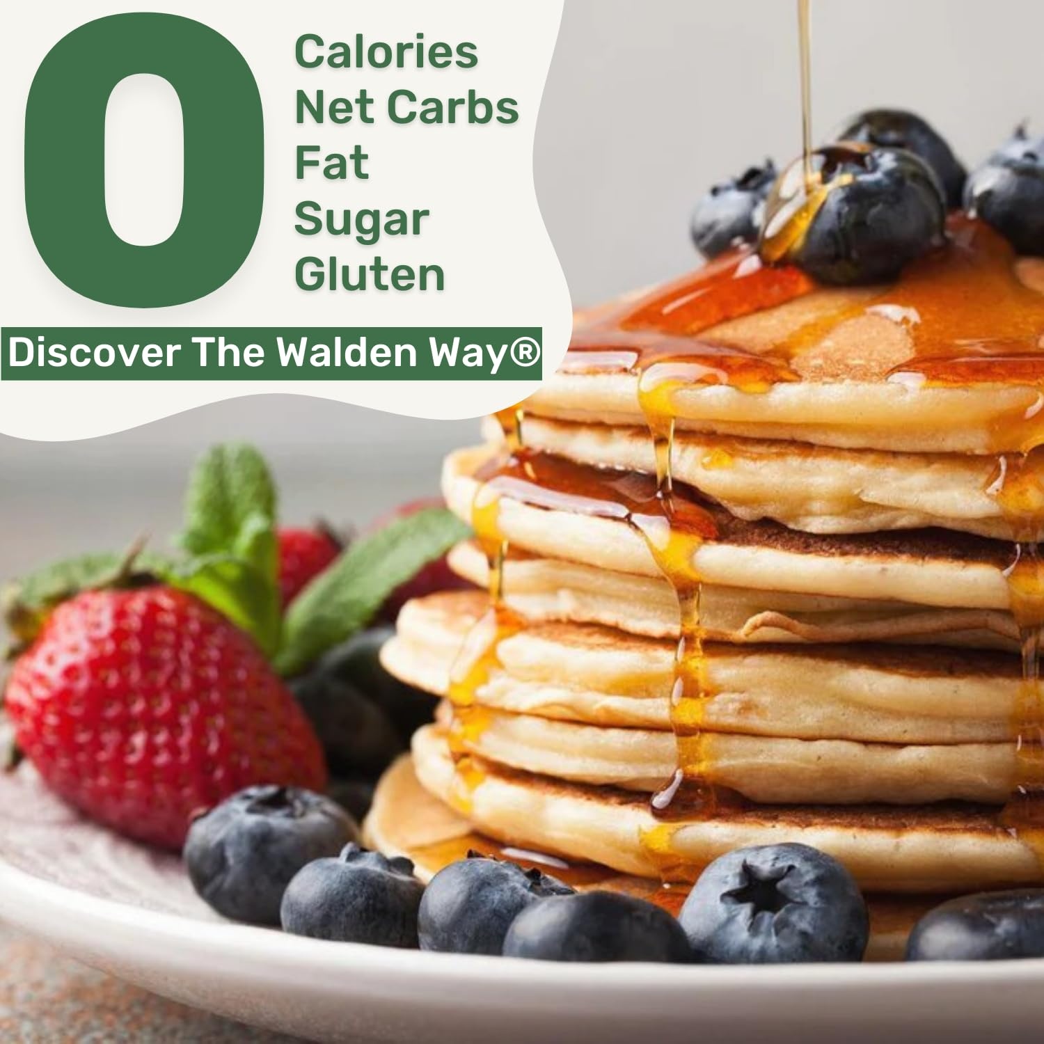 image:imageWalden Farms Caramel Syrup Perfect for Coffee Desserts Ice Cream Zero Calorie SugarFree Low Carb KetoFriendly GlutenFree Vegan 12 oz BottleVariety Of Pancake Maple Walnut