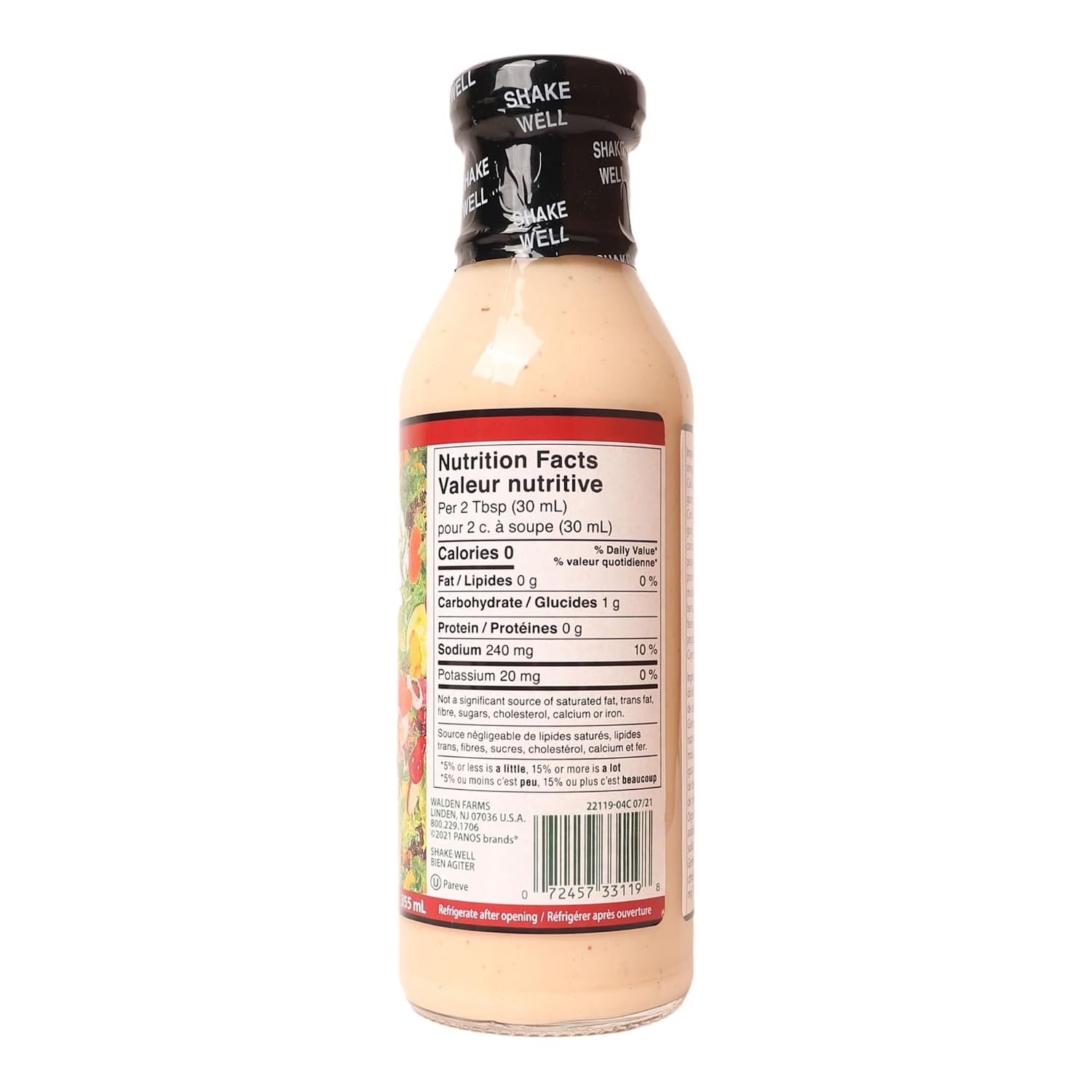 image:imageWalden Farms Chipotle Ranch Dressing Fat Free Zero Calories 12 Fluid Ounces Pack Of 6