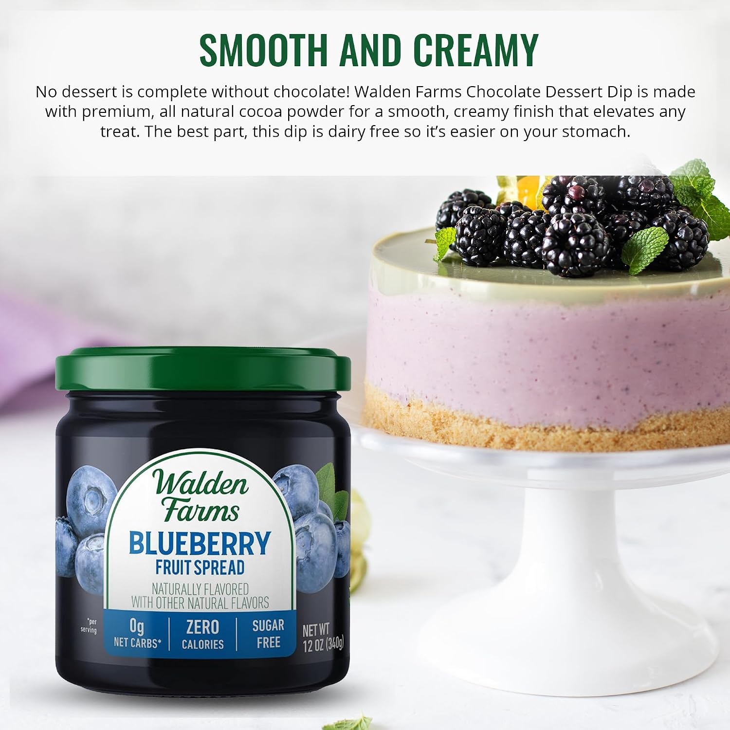 image:imageWalden Farms Chocolate Peanut Spread Zero Calorie Low Carb KetoFriendly Vegan SugarFree Chocolate Peanut Flavor 12 oz BottleVariety Of Three