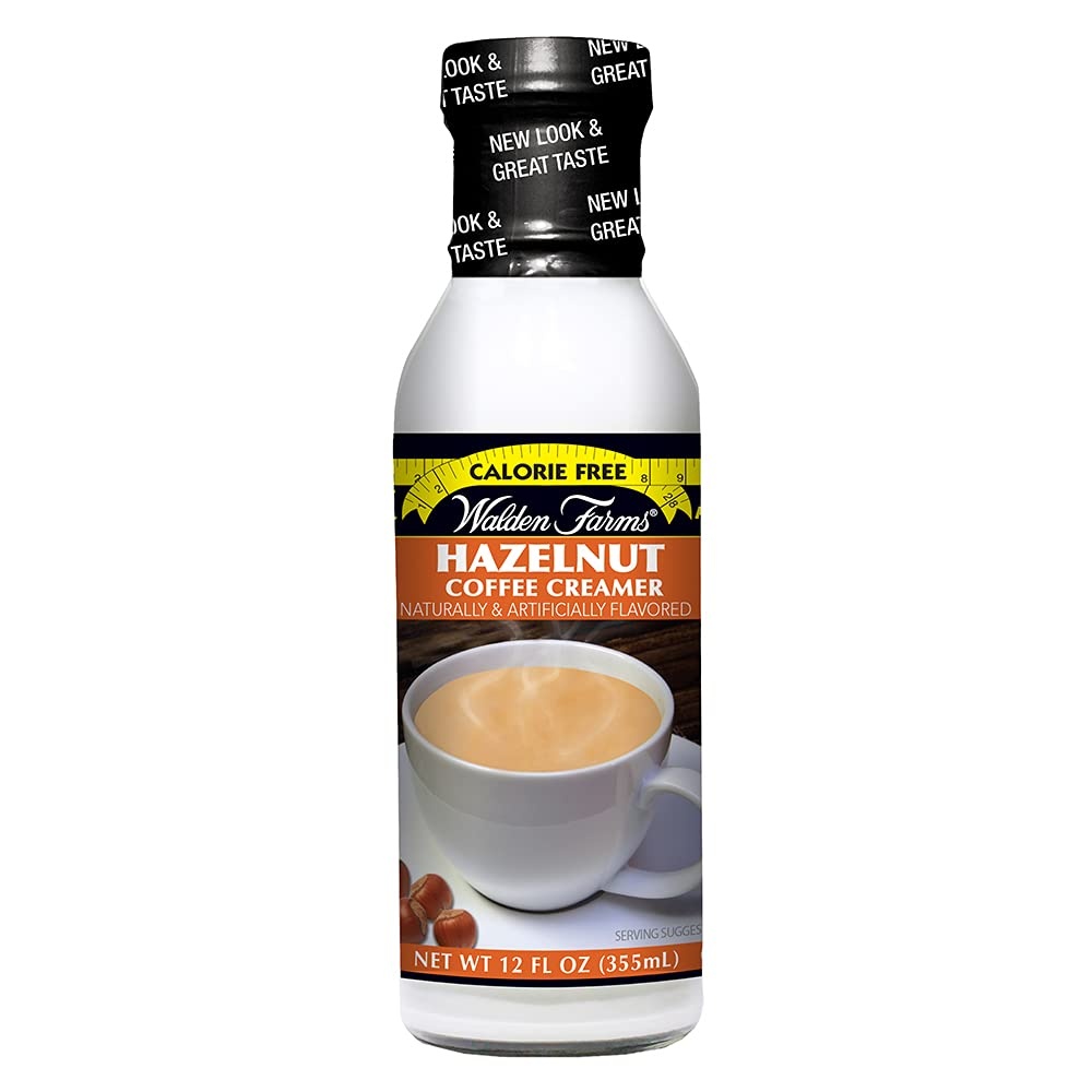 image:imageWalden Farms Coffee Creamers Variety Pack Original Sweet Cream Mocha Hazelnut amp French Vanilla Zero Calorie DairyFree Low Carb KetoFriendly SugarFree 5Pack 12 oz BottlesHazelnut