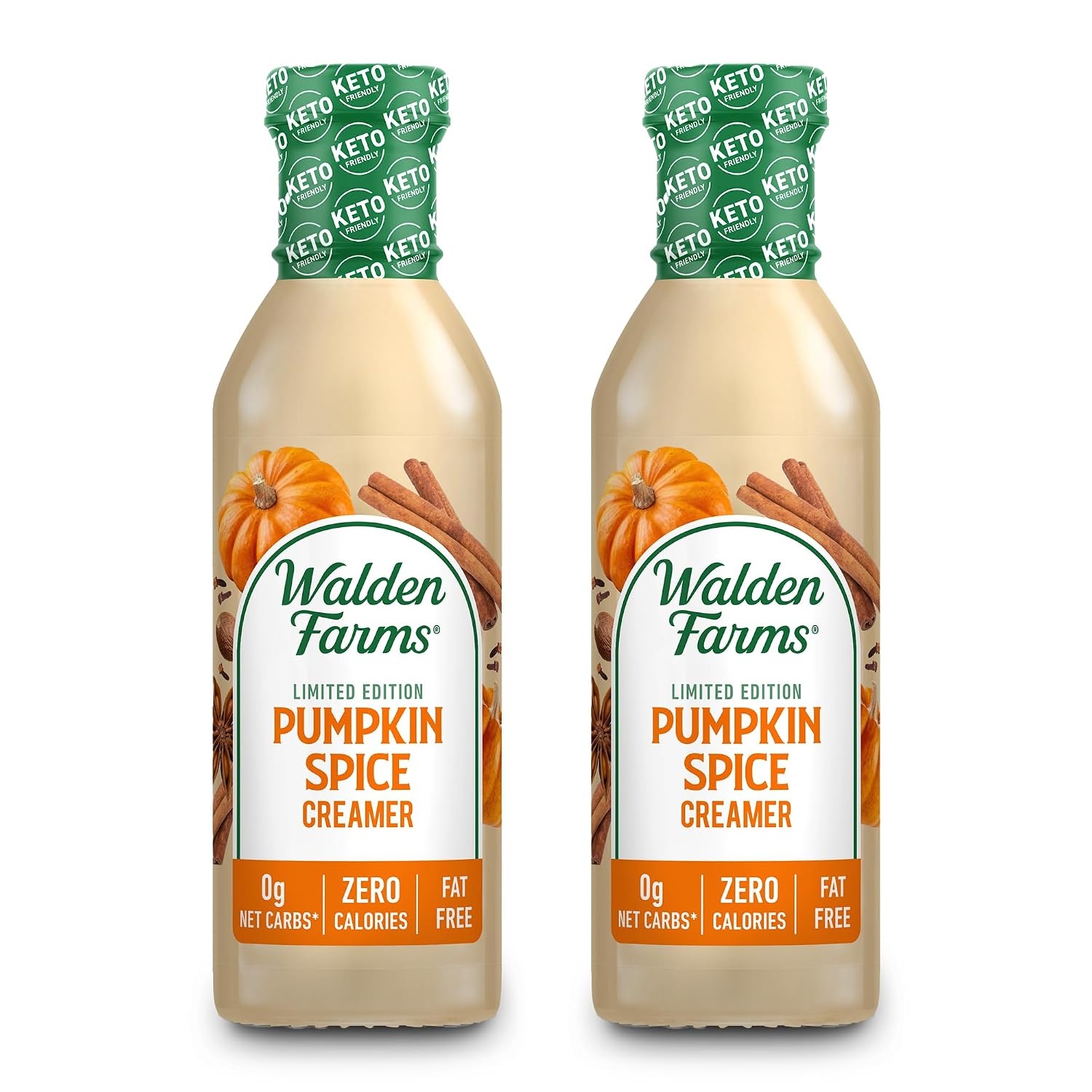 image:imageWalden Farms Coffee Creamers Variety Pack Original Sweet Cream Mocha Hazelnut amp French Vanilla Zero Calorie DairyFree Low Carb KetoFriendly SugarFree 5Pack 12 oz BottlesPumpkin Spice