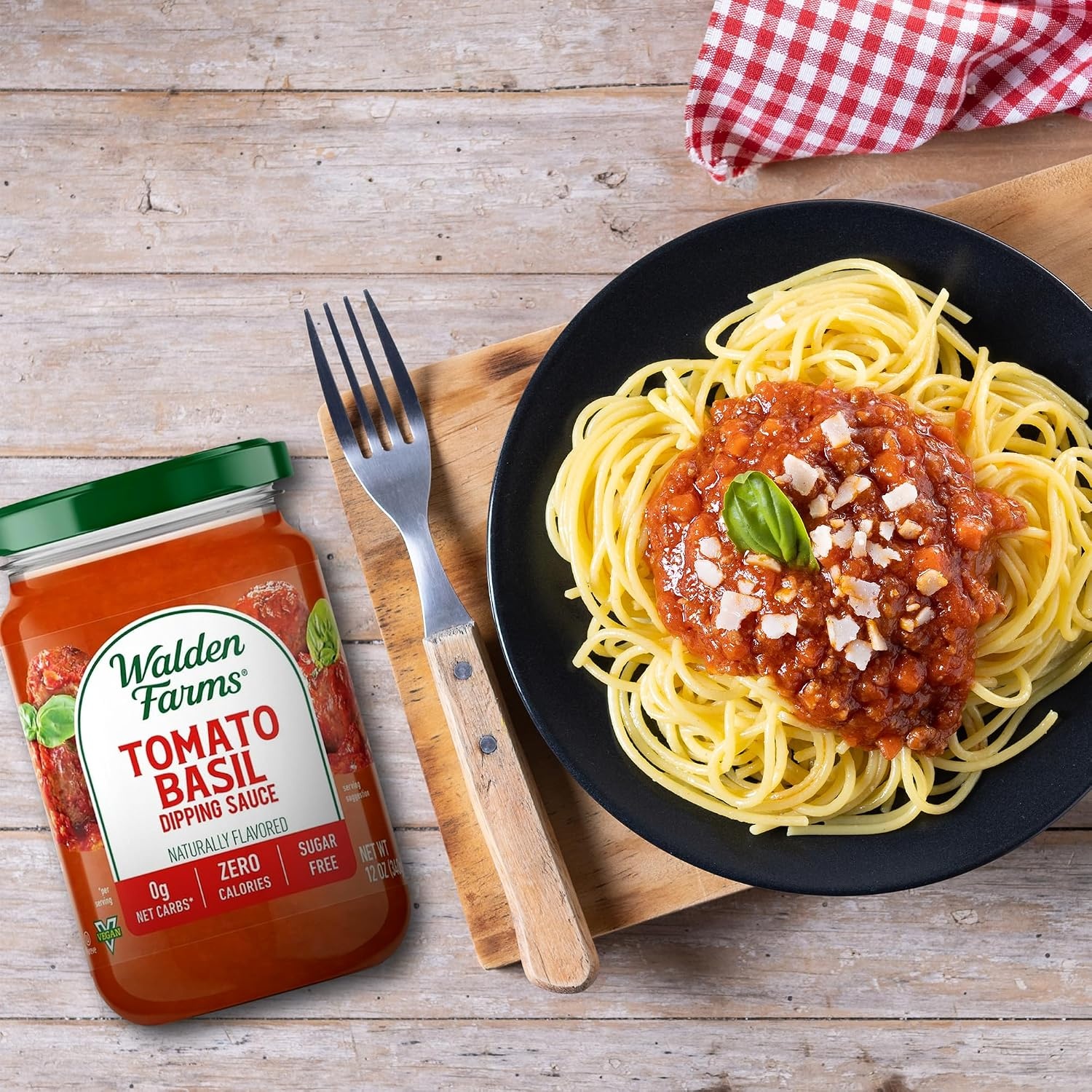image:imageWalden Farms Hickory Smoked BBQ Sauce Zero Calorie Sugar Free Keto amp No Carb Gourmet Marinade for Chicken Ribs Pork amp More 12 oz BottleGarlic Herb Tomato Basil Alfredo