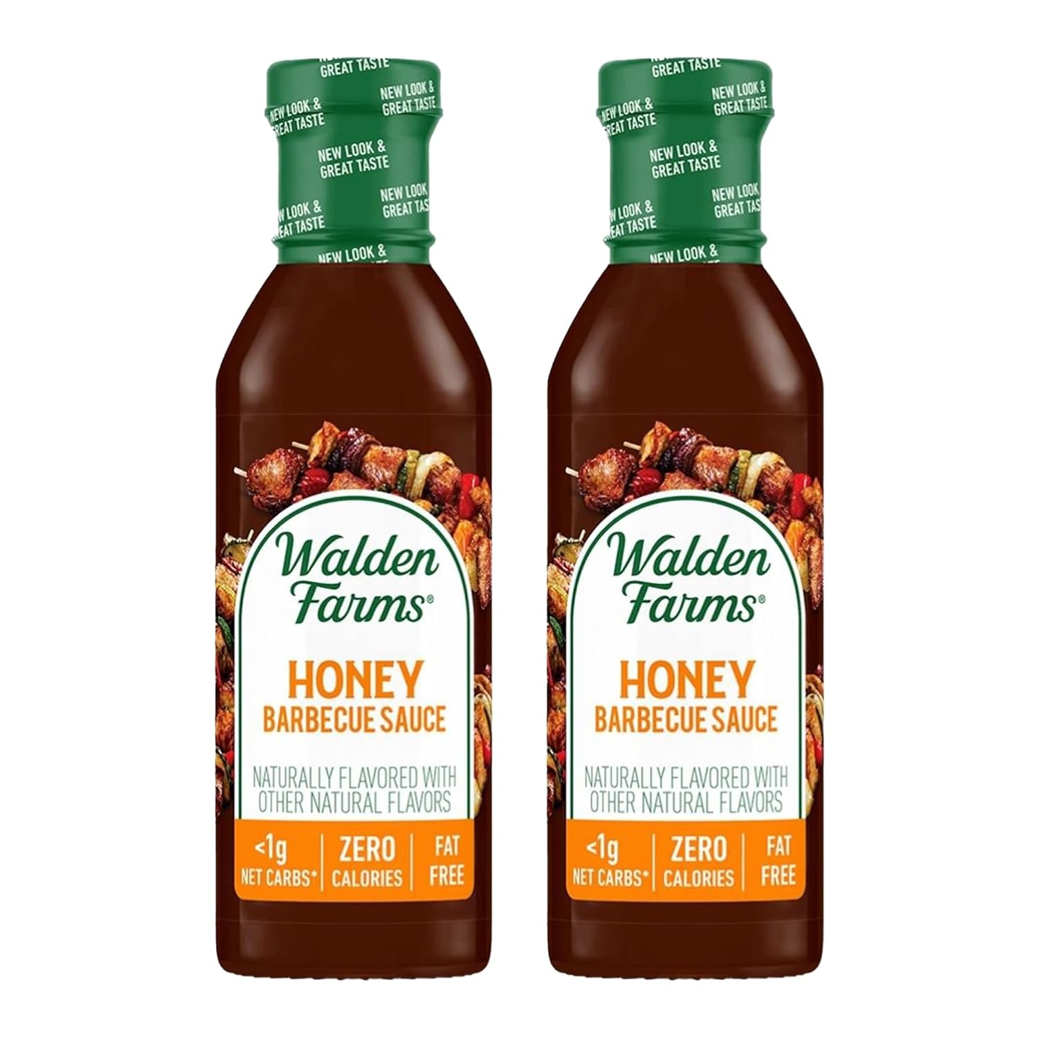 image:imageWalden Farms Hickory Smoked BBQ Sauce Zero Calorie Sugar Free Keto amp No Carb Gourmet Marinade for Chicken Ribs Pork amp More 12 oz BottleHoney Barbecue