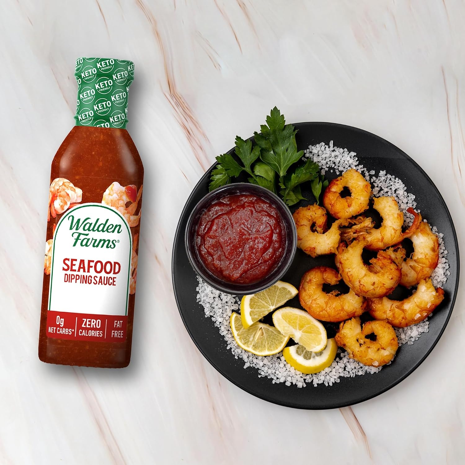 image:imageWalden Farms Hickory Smoked BBQ Sauce Zero Calorie Sugar Free Keto amp No Carb Gourmet Marinade for Chicken Ribs Pork amp More 12 oz BottleKetchup Original Barbecue Seafood