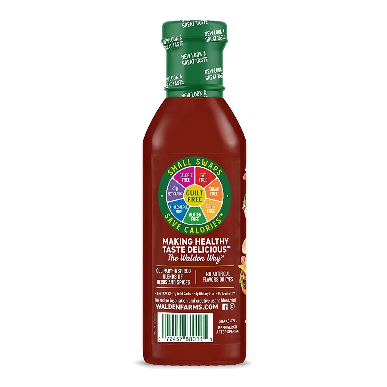 image:imageWalden Farms Hickory Smoked BBQ Sauce Zero Calorie Sugar Free Keto amp No Carb Gourmet Marinade for Chicken Ribs Pork amp More 12 oz BottleKetchup