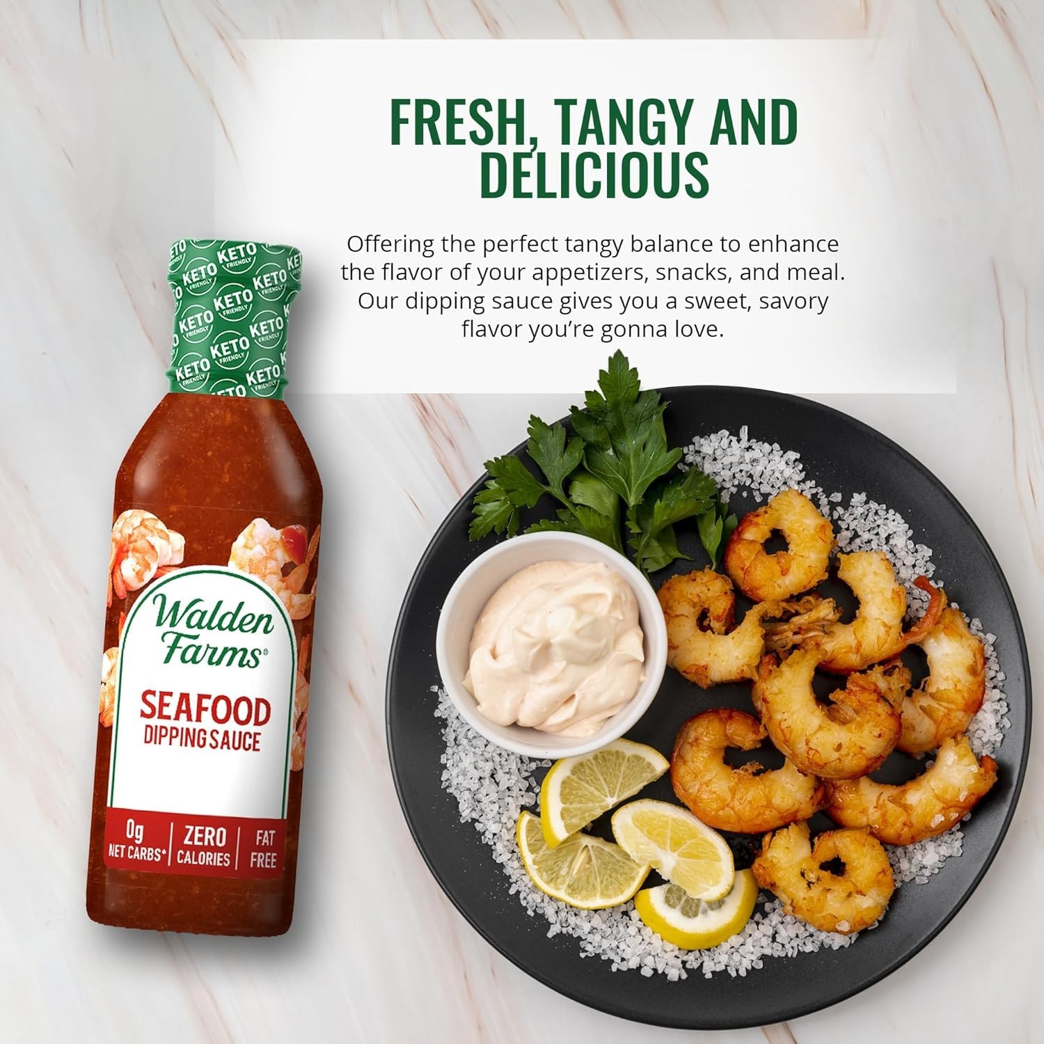 image:imageWalden Farms Hickory Smoked BBQ Sauce Zero Calorie Sugar Free Keto amp No Carb Gourmet Marinade for Chicken Ribs Pork amp More 12 oz BottleSeafood