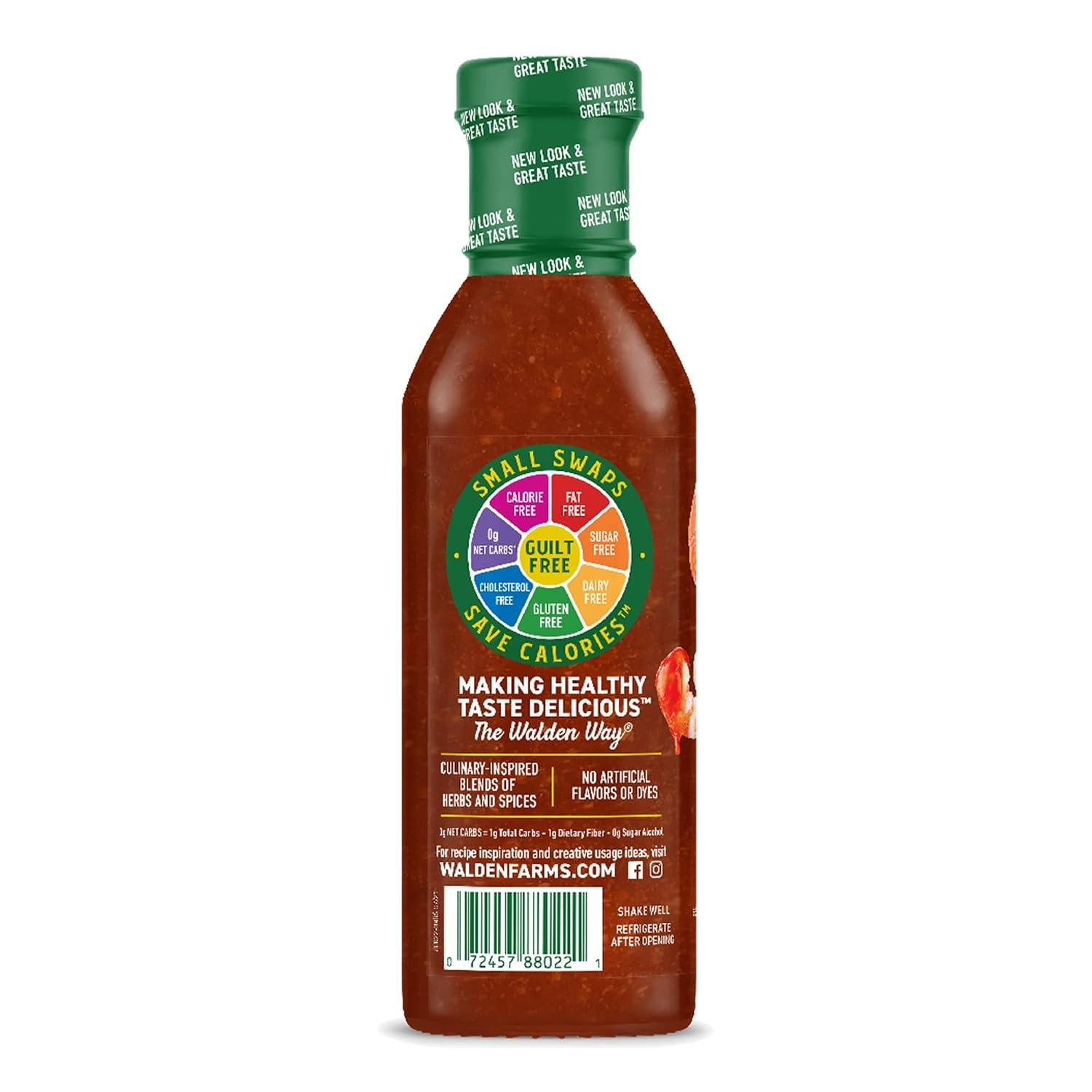 image:imageWalden Farms Hickory Smoked BBQ Sauce Zero Calorie Sugar Free Keto amp No Carb Gourmet Marinade for Chicken Ribs Pork amp More 12 oz BottleSeafood