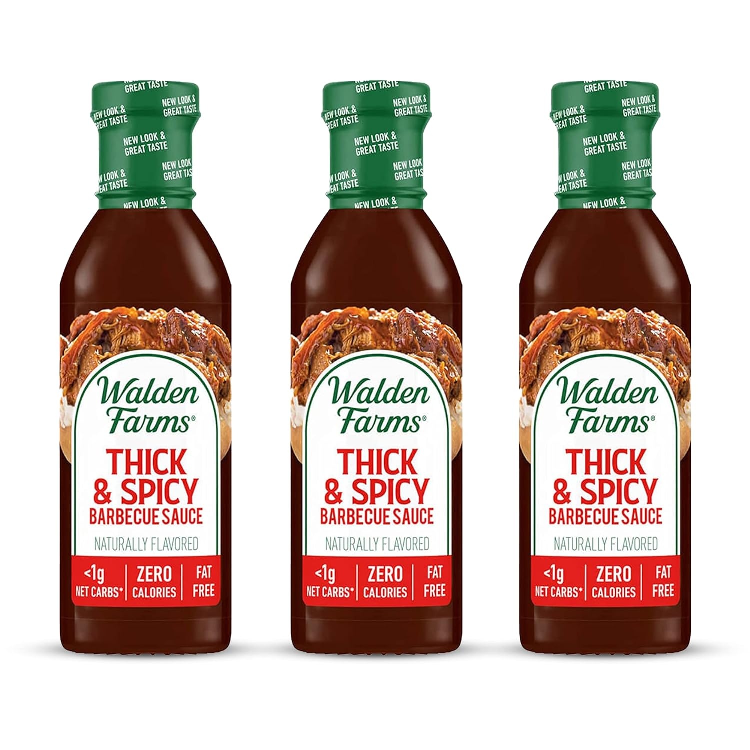 image:imageWalden Farms Hickory Smoked BBQ Sauce Zero Calorie Sugar Free Keto amp No Carb Gourmet Marinade for Chicken Ribs Pork amp More 12 oz BottleThick Spicy Barbecue