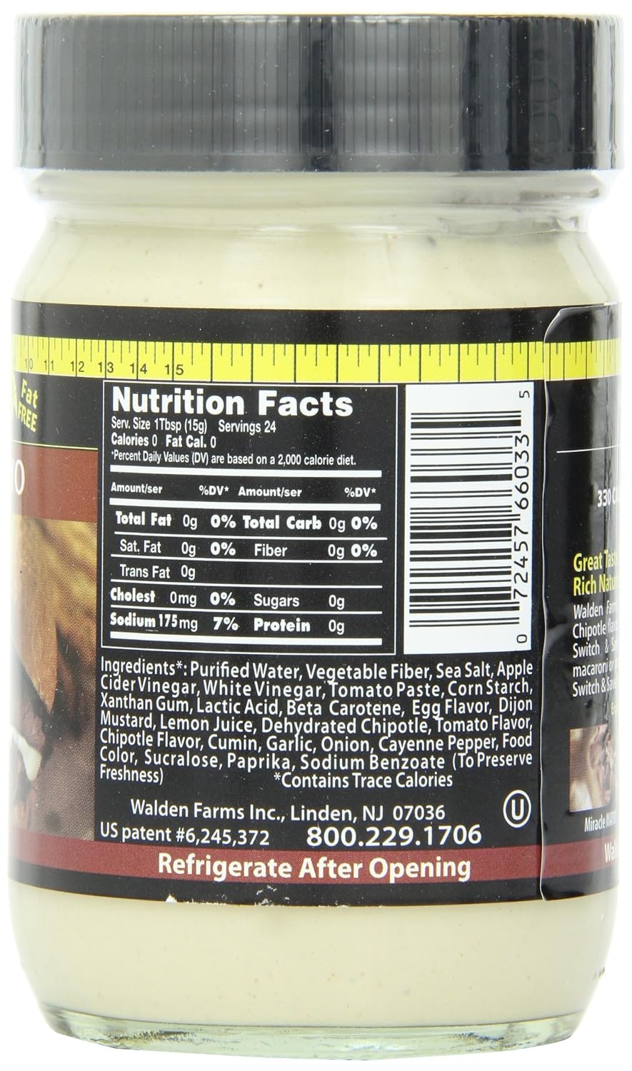 image:imageWalden Farms Mayo Chipotle 12 Ounce Pack of 3Chipotle