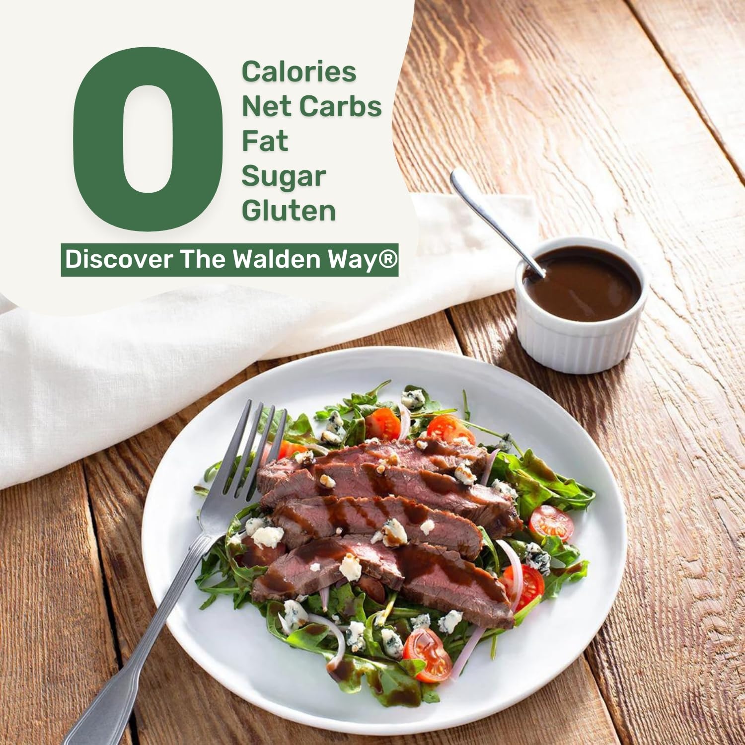 image:imageWalden Farms Ranch Dressing CalorieFree GlutenFree Low Carb KetoFriendly SugarFree DairyFree Creamy Ranch Flavor 1 Pack 12 oz BottleBalsamic Vinaigrette