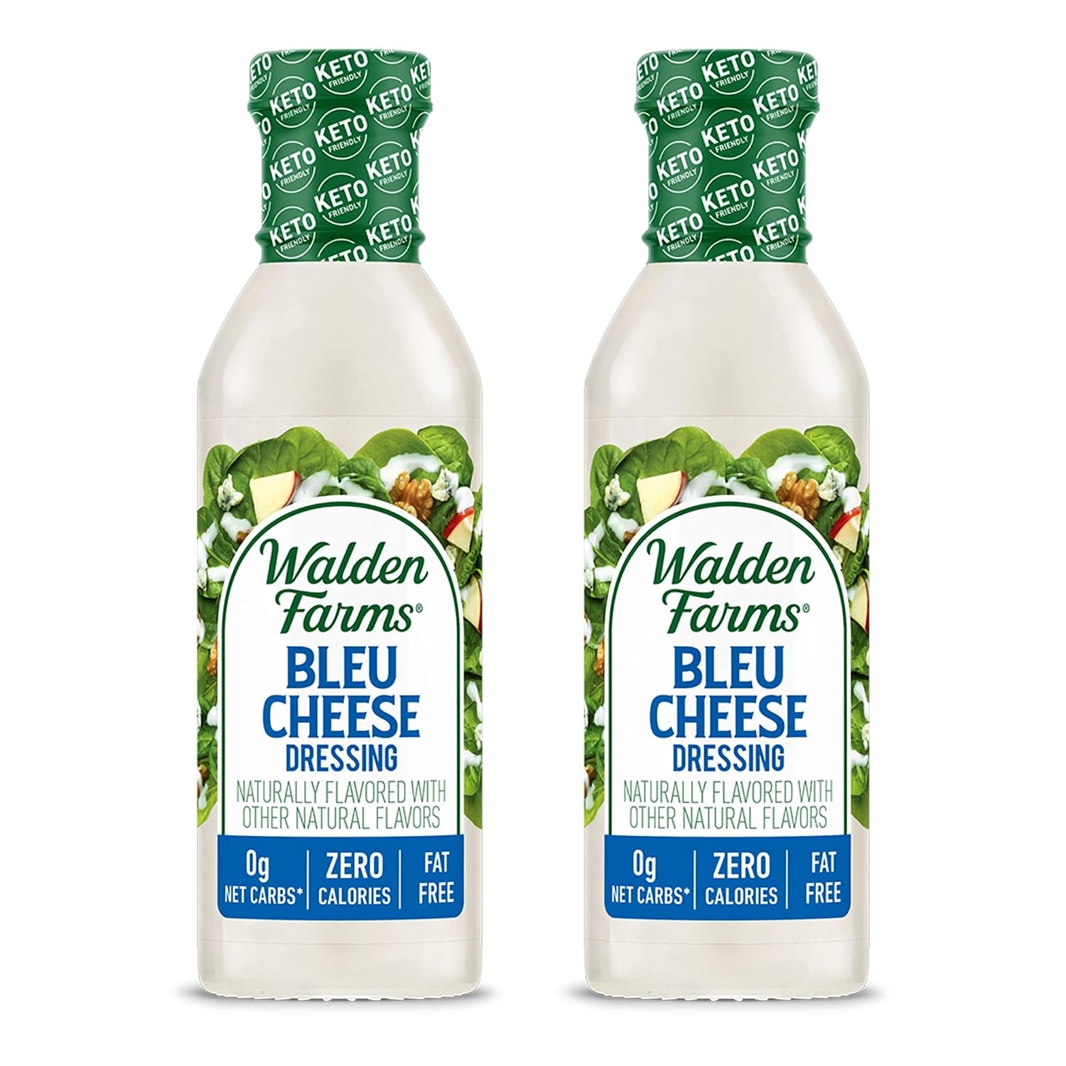 image:imageWalden Farms Ranch Dressing CalorieFree GlutenFree Low Carb KetoFriendly SugarFree DairyFree Creamy Ranch Flavor 1 Pack 12 oz BottleBleu Cheese
