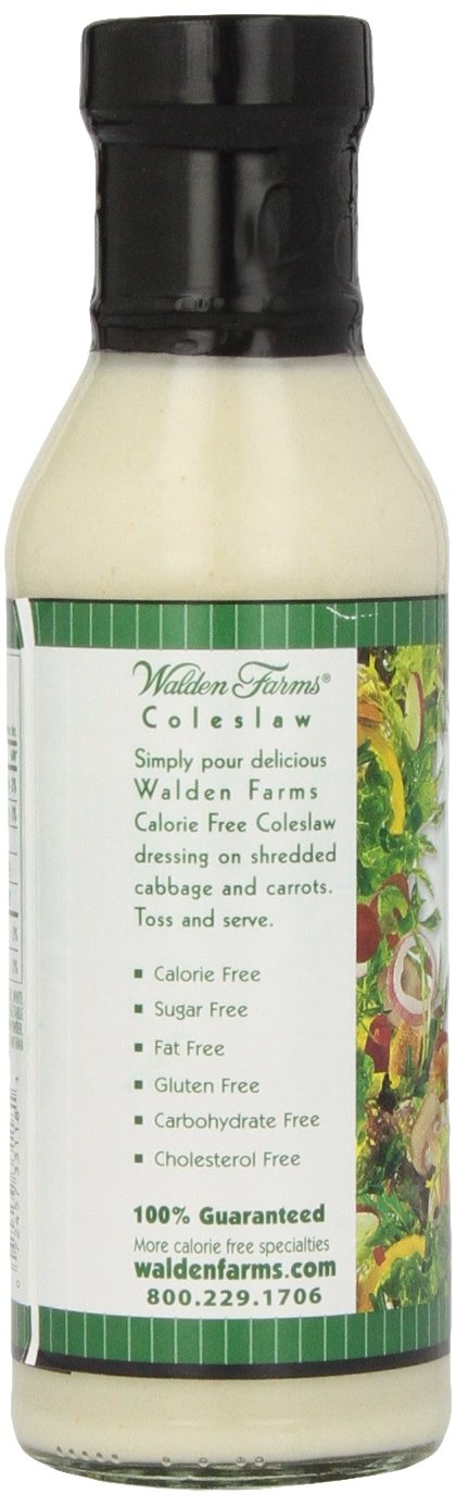 image:imageWalden Farms Ranch Dressing CalorieFree GlutenFree Low Carb KetoFriendly SugarFree DairyFree Creamy Ranch Flavor 1 Pack 12 oz BottleColeslaw Dressing