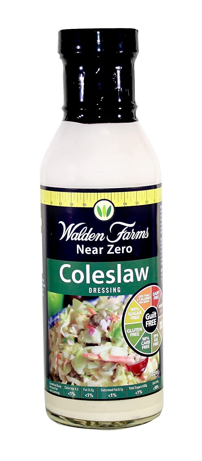 image:imageWalden Farms Ranch Dressing CalorieFree GlutenFree Low Carb KetoFriendly SugarFree DairyFree Creamy Ranch Flavor 1 Pack 12 oz BottleColeslaw Dressing