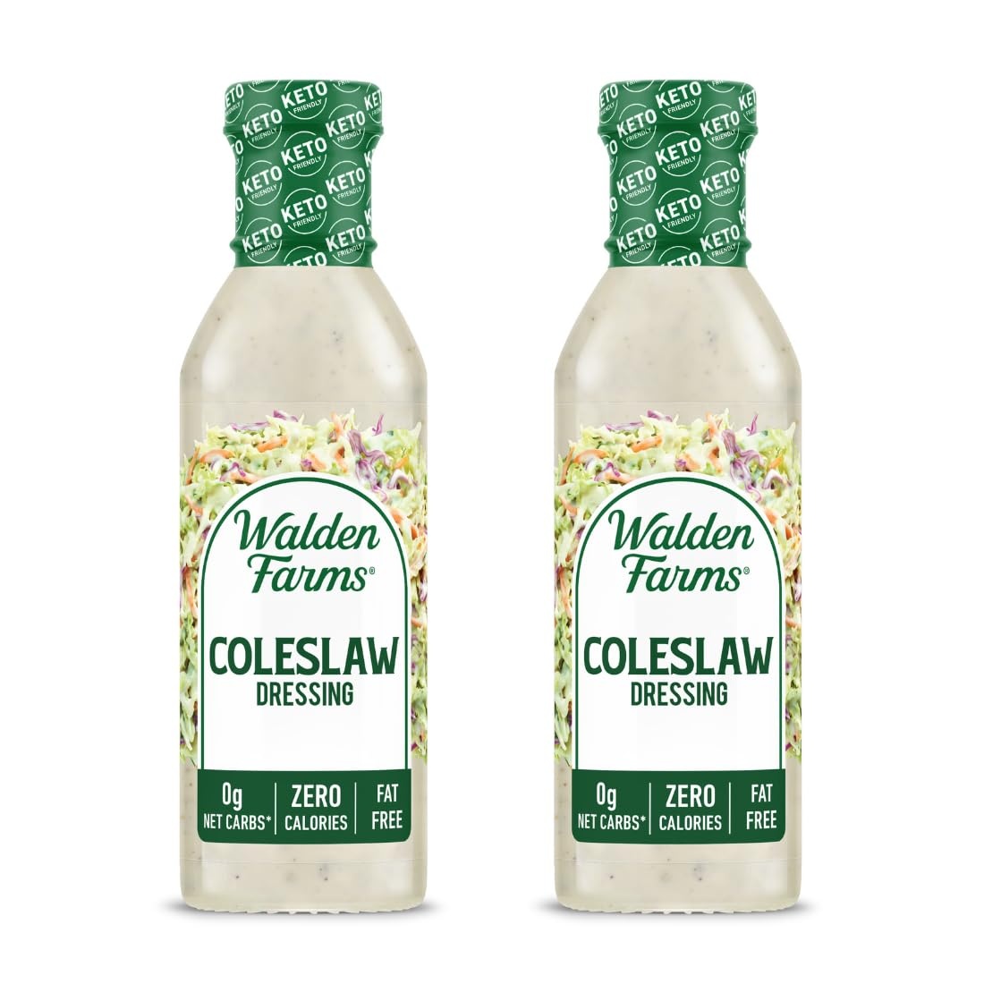 image:imageWalden Farms Ranch Dressing CalorieFree GlutenFree Low Carb KetoFriendly SugarFree DairyFree Creamy Ranch Flavor 1 Pack 12 oz BottleColeslaw Dressing