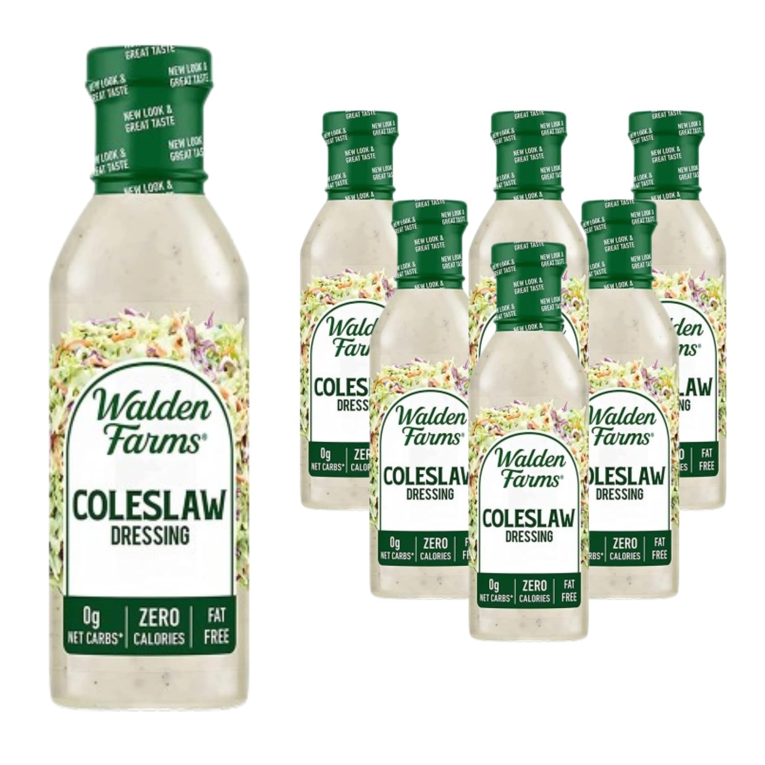 image:imageWalden Farms Ranch Dressing CalorieFree GlutenFree Low Carb KetoFriendly SugarFree DairyFree Creamy Ranch Flavor 1 Pack 12 oz BottleColeslaw Dressing