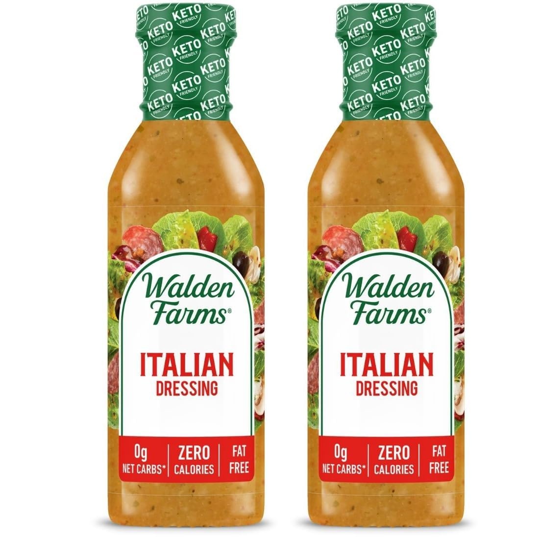 image:imageWalden Farms Ranch Dressing CalorieFree GlutenFree Low Carb KetoFriendly SugarFree DairyFree Creamy Ranch Flavor 1 Pack 12 oz BottleItalian Dressing