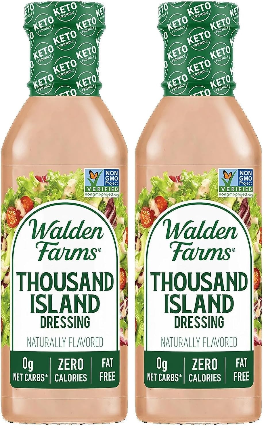 image:imageWalden Farms Ranch Dressing CalorieFree GlutenFree Low Carb KetoFriendly SugarFree DairyFree Creamy Ranch Flavor 1 Pack 12 oz BottleThousand Island