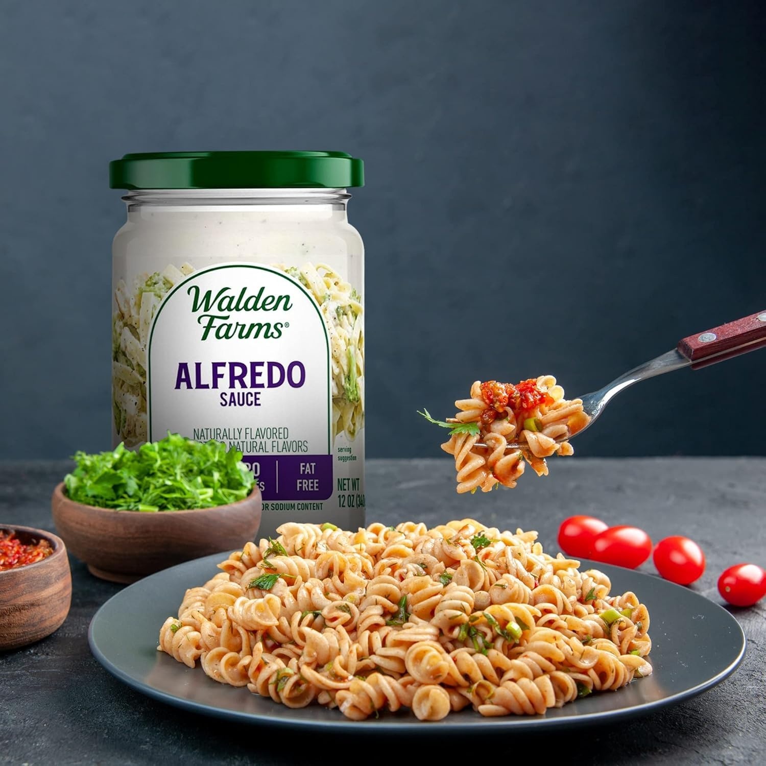 image:imageWalden Farms Sauce 12 Fl Oz Pack of 6 Hickory Smoked BarbecueAlfredo