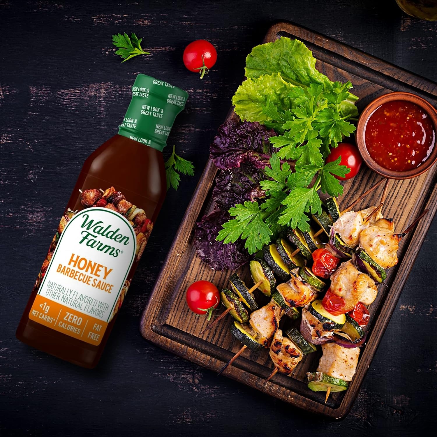 image:imageWalden Farms Sauce 12 Fl Oz Pack of 6 Hickory Smoked BarbecueHoney Barbecue