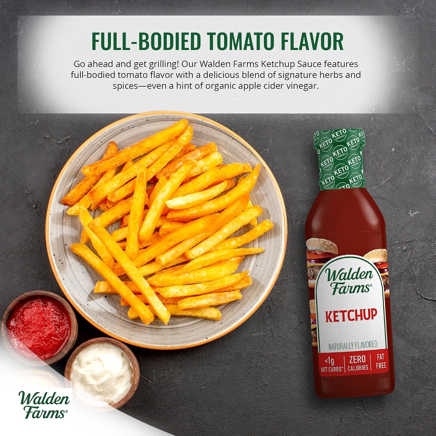 image:imageWalden Farms Sauce 12 Fl Oz Pack of 6 Hickory Smoked BarbecueKetchup Original Barbecue Seafood