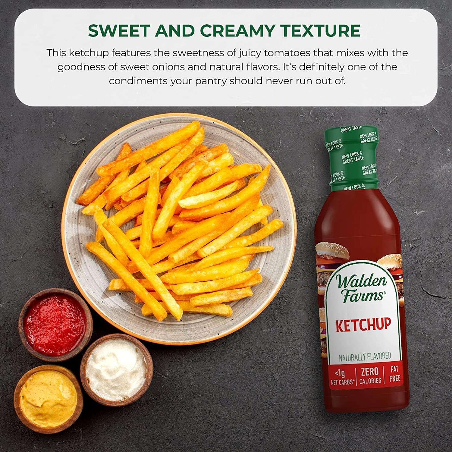 image:imageWalden Farms Sauce 12 Fl Oz Pack of 6 Hickory Smoked BarbecueKetchup