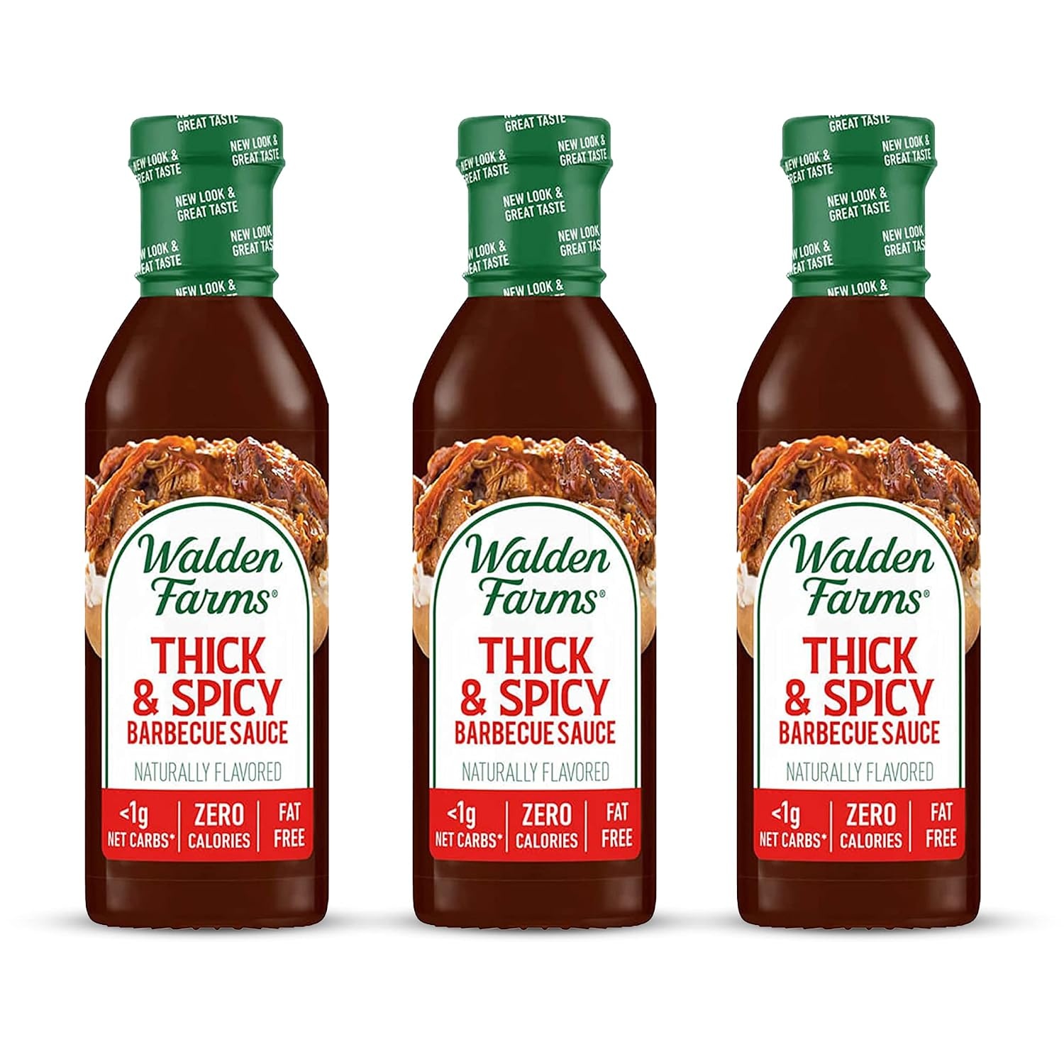 image:imageWalden Farms Sauce 12 Fl Oz Pack of 6 Hickory Smoked BarbecueThick Spicy Barbecue