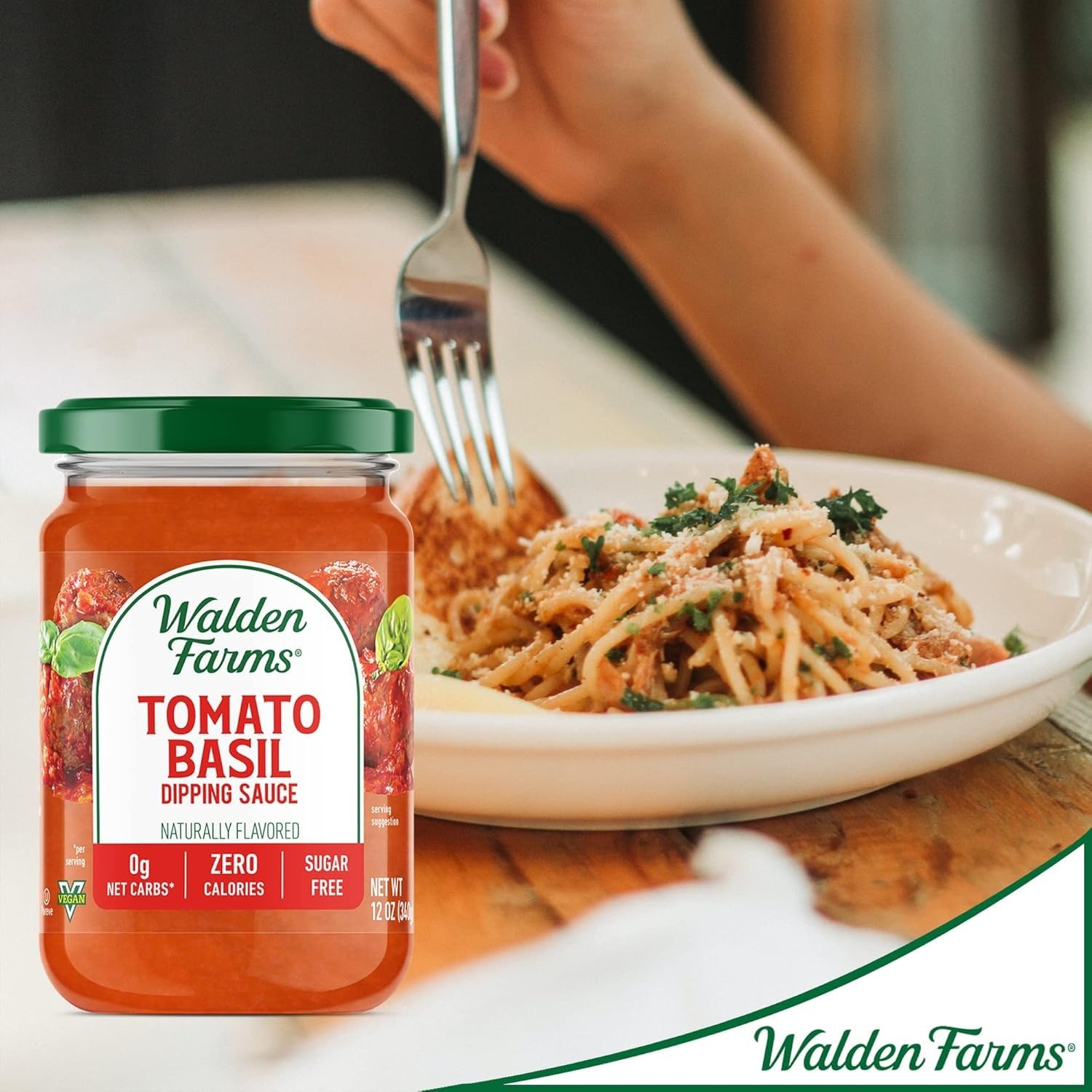 image:imageWalden Farms Sauce 12 Fl Oz Pack of 6 Hickory Smoked BarbecueTomato Basil