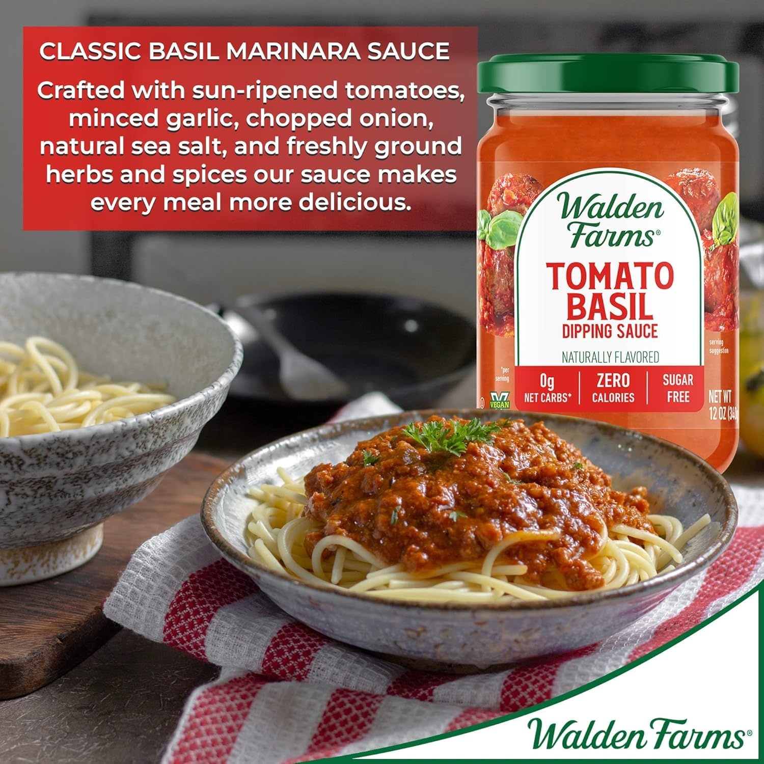 image:imageWalden Farms Sauce 12 Fl Oz Pack of 6 Hickory Smoked BarbecueTomato Basil