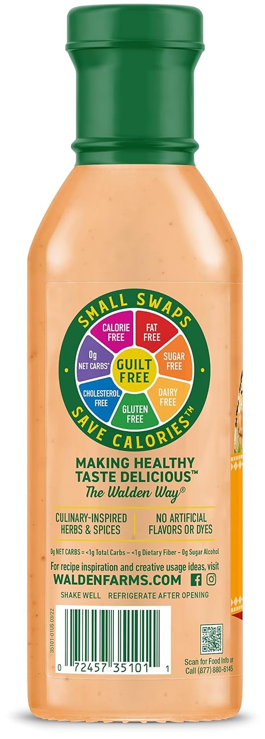 image:imageWalden Farms Street Taco Sauce Lime Crema CalorieFree GlutenFree Low Carb KetoFriendly SugarFree Tangy Lime Crema Flavor 12 oz BottleCreamy Chipotle