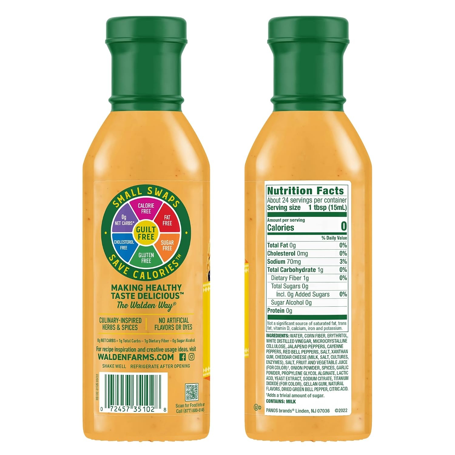 image:imageWalden Farms Street Taco Sauce Lime Crema CalorieFree GlutenFree Low Carb KetoFriendly SugarFree Tangy Lime Crema Flavor 12 oz BottleQueso