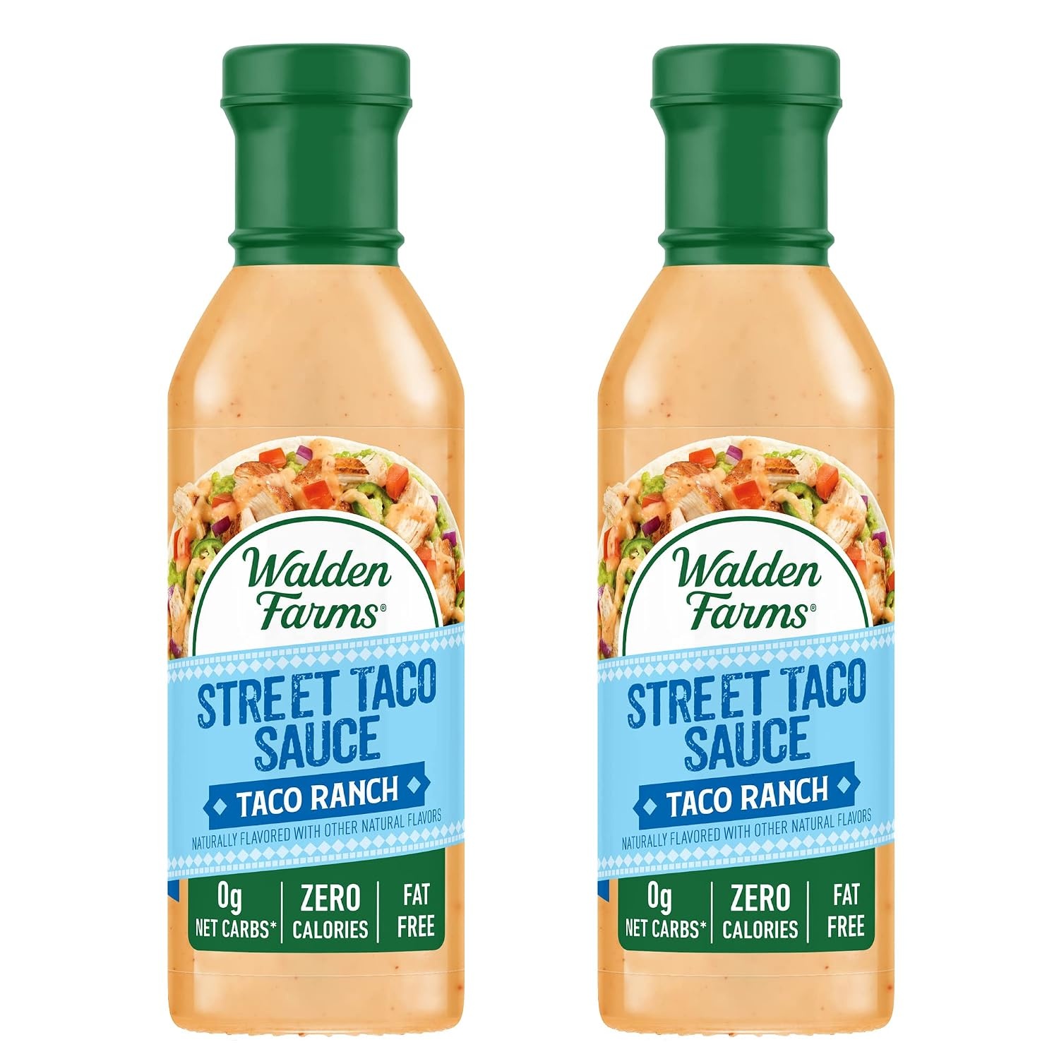 image:imageWalden Farms Street Taco Sauce Lime Crema CalorieFree GlutenFree Low Carb KetoFriendly SugarFree Tangy Lime Crema Flavor 12 oz BottleTaco Ranch