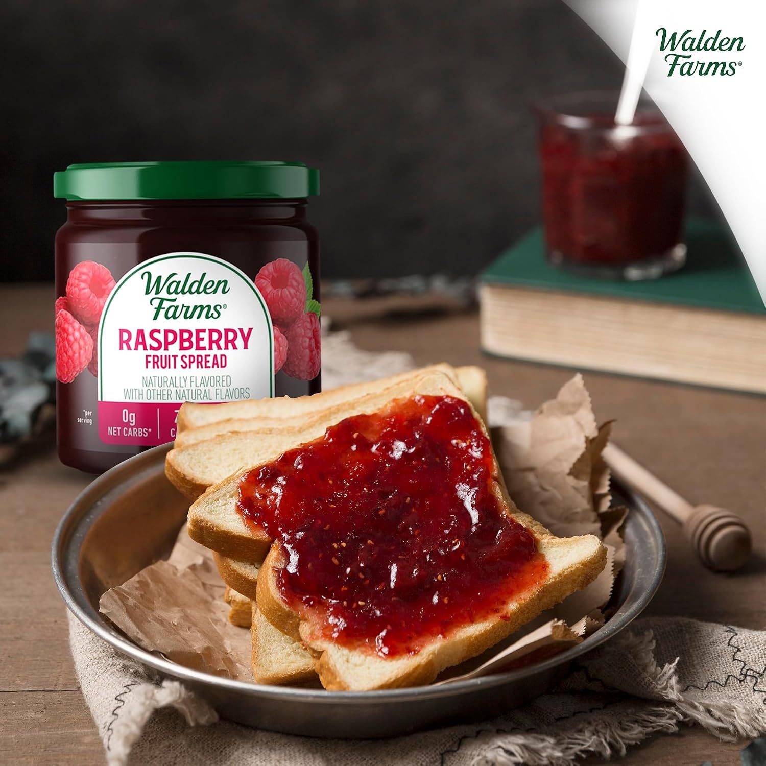 image:imageWalden Farms Variety Pack Fruit and Dipping Spread 12 oz 5 Pack Marshmallow Chocolate Caramel Dip Strawberry and Raspberry Spread Perfect for Dessert Topping Spread Filling and More