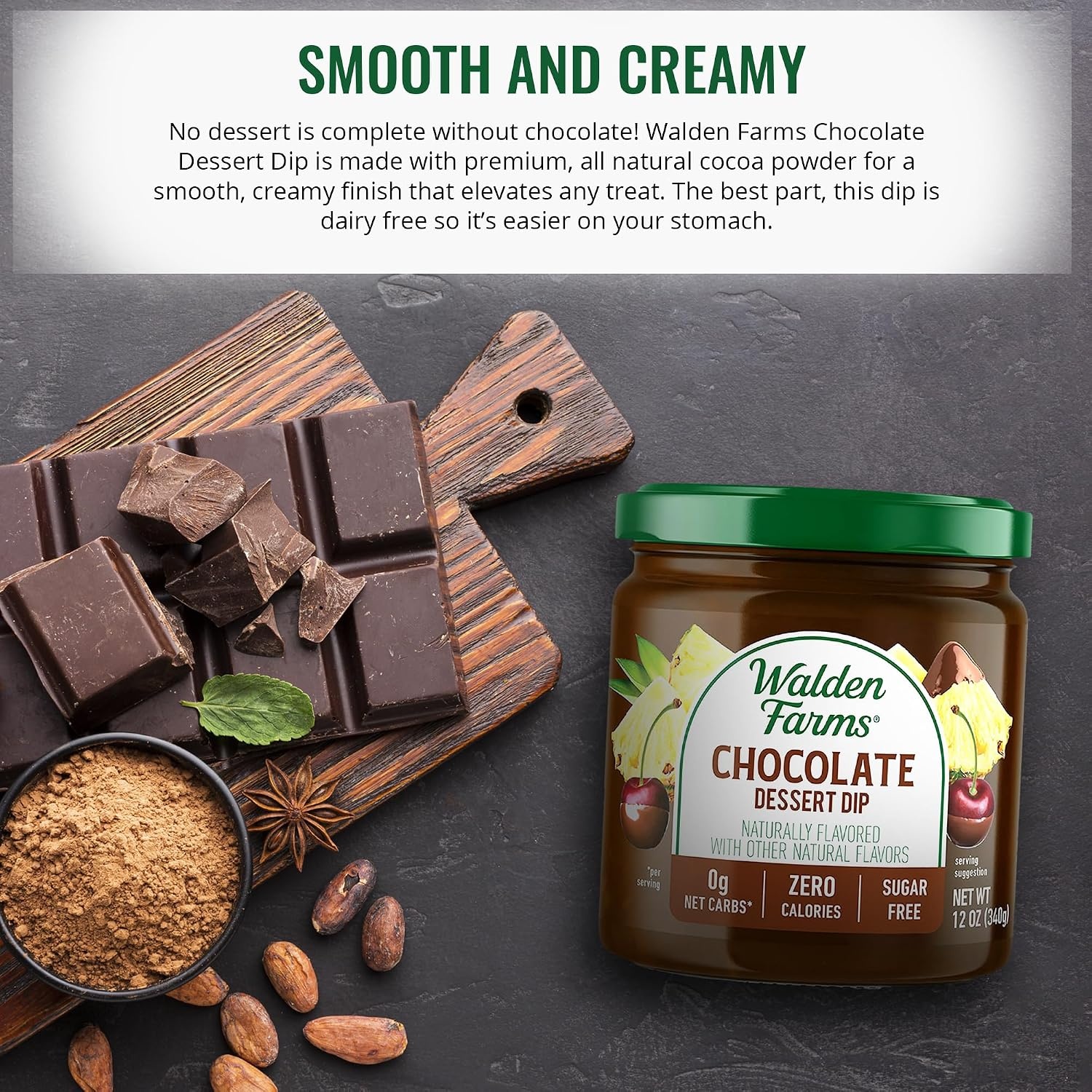 image:imageWalden Farms Variety Pack Fruit and Dipping Spread 12 oz 5 Pack Marshmallow Chocolate Caramel Dip Strawberry and Raspberry Spread Perfect for Dessert Topping Spread Filling and More