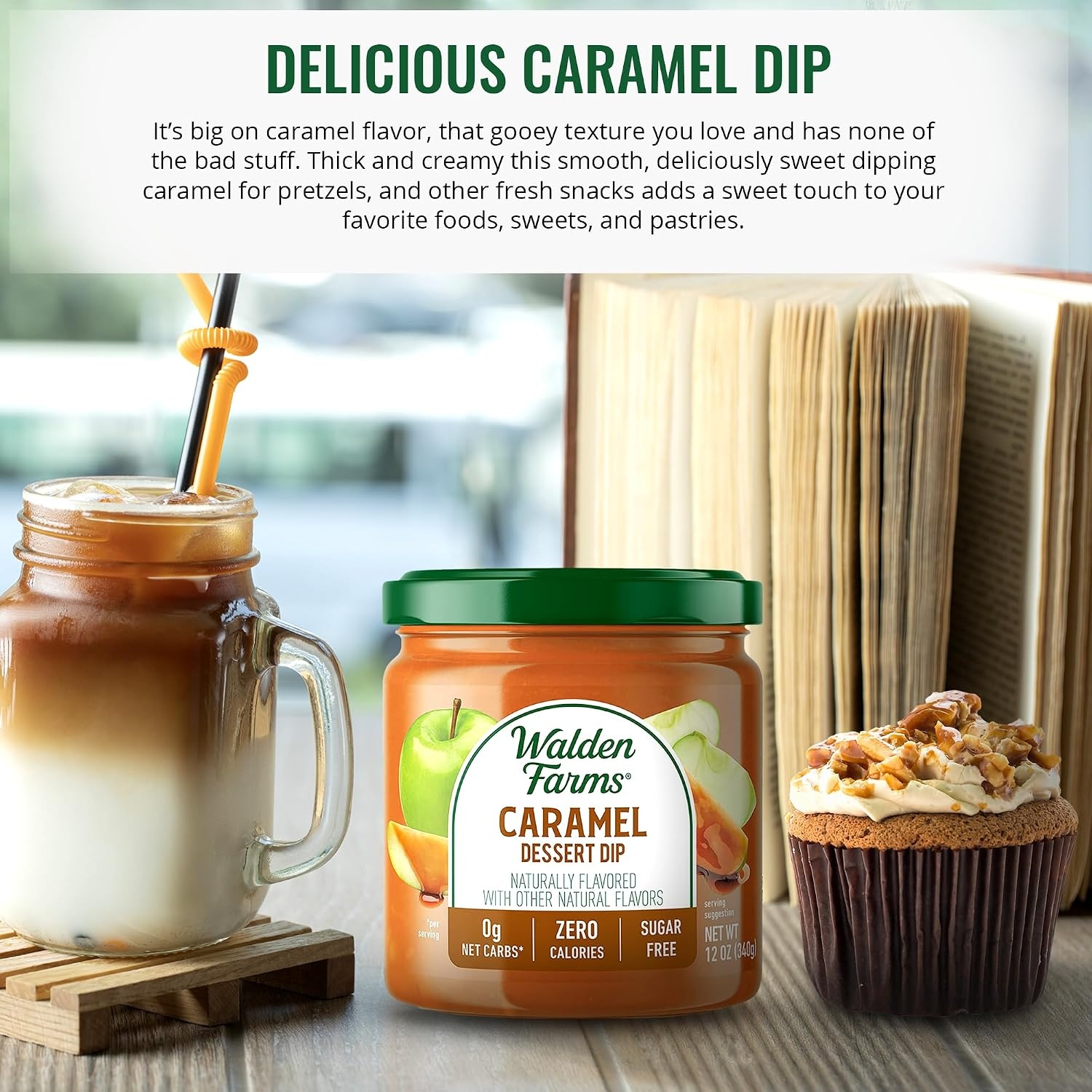 image:imageWalden Farms Variety Pack Fruit and Dipping Spread 12 oz 5 Pack Marshmallow Chocolate Caramel Dip Strawberry and Raspberry Spread Perfect for Dessert Topping Spread Filling and More