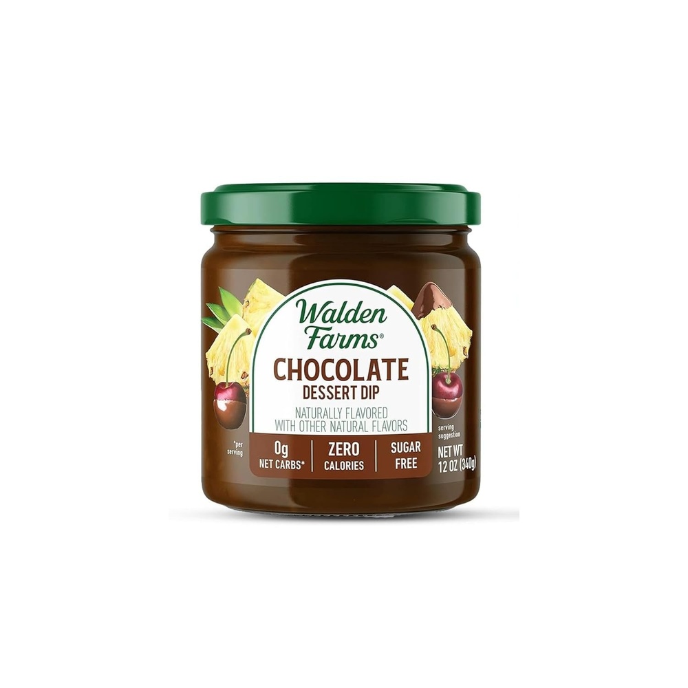 image:imageWalden Farms Caramel Dessert Dip Zero Calorie Sugar Free Keto amp Fat Free Sweet Topping for Apples Desserts amp More 2Pack 12 oz BottlesChocolate