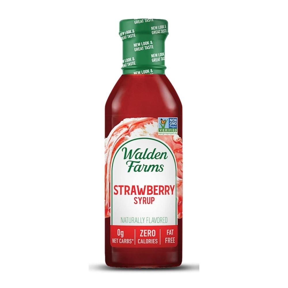 image:imageWalden Farms Caramel Syrup Perfect for Coffee Desserts Ice Cream Zero Calorie SugarFree Low Carb KetoFriendly GlutenFree Vegan 12 oz BottleStrawberry