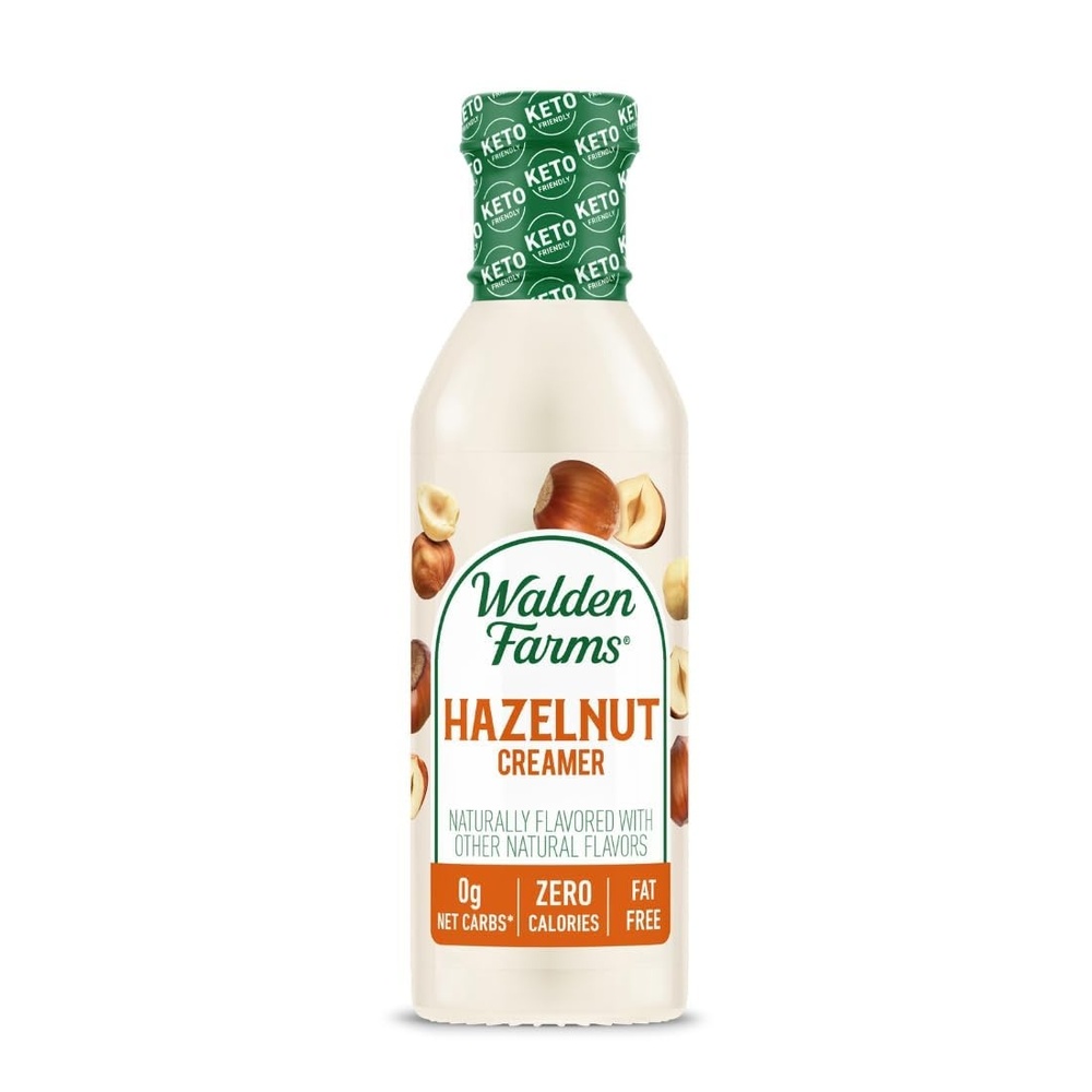 image:imageWalden Farms Coffee Creamers Variety Pack Original Sweet Cream Mocha Hazelnut amp French Vanilla Zero Calorie DairyFree Low Carb KetoFriendly SugarFree 5Pack 12 oz BottlesHazelnut