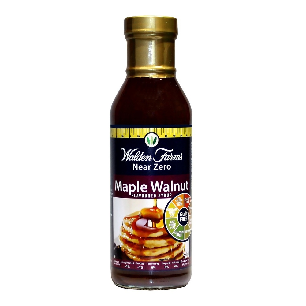 image:imageWalden Farms Maple Walnut Syrup Calorie Free Kosher Gluten Free 12 Fluid Ounce Pack of 6