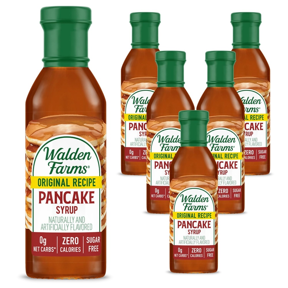 image:imageWalden Farms Original Recipe Pancake Syrup Zero Calories Vegan Kosher Keto Friendly Gluten Free 12 Fluid Ounce Pack of 6
