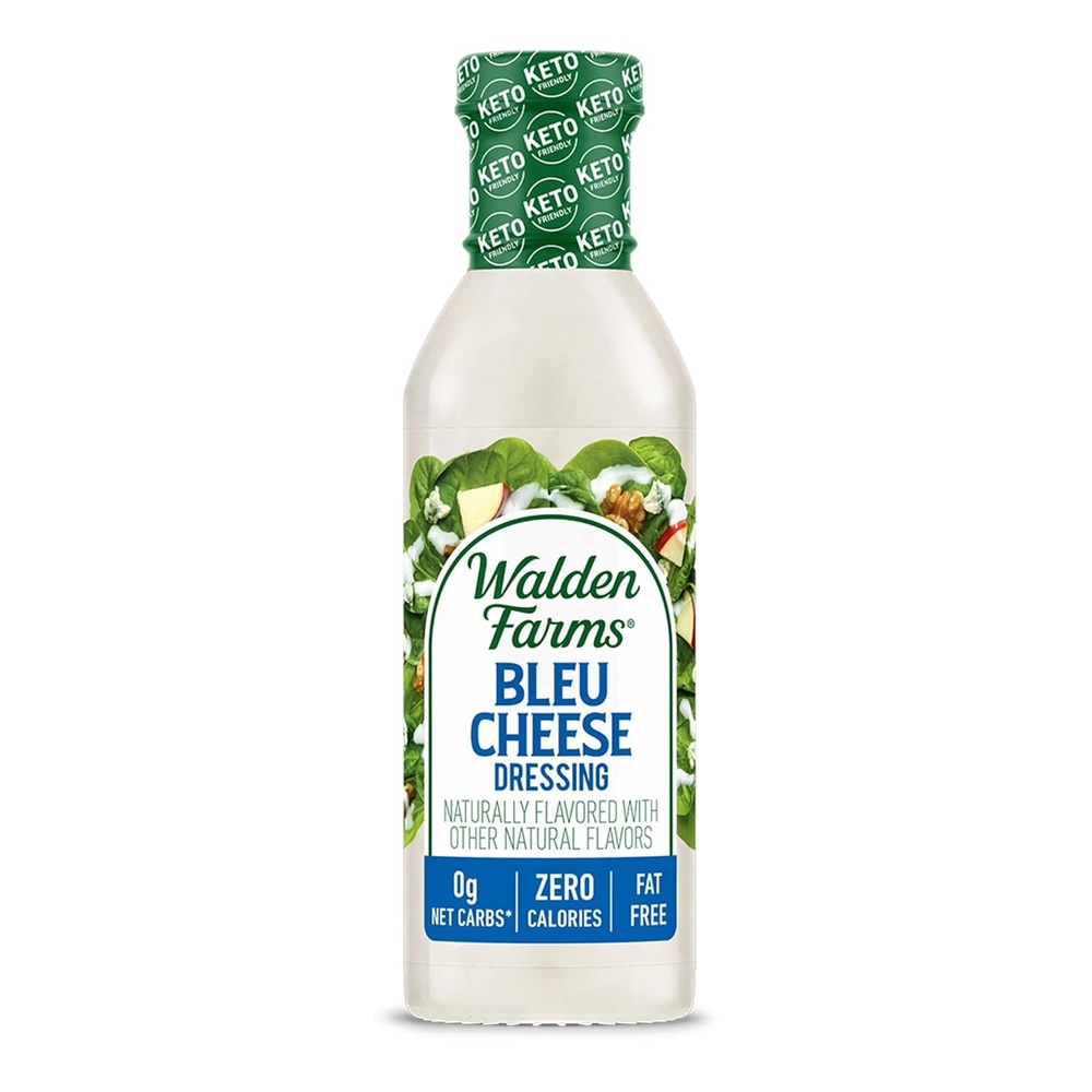 image:imageWalden Farms Ranch Dressing CalorieFree GlutenFree Low Carb KetoFriendly SugarFree DairyFree Creamy Ranch Flavor 1 Pack 12 oz BottleBleu Cheese