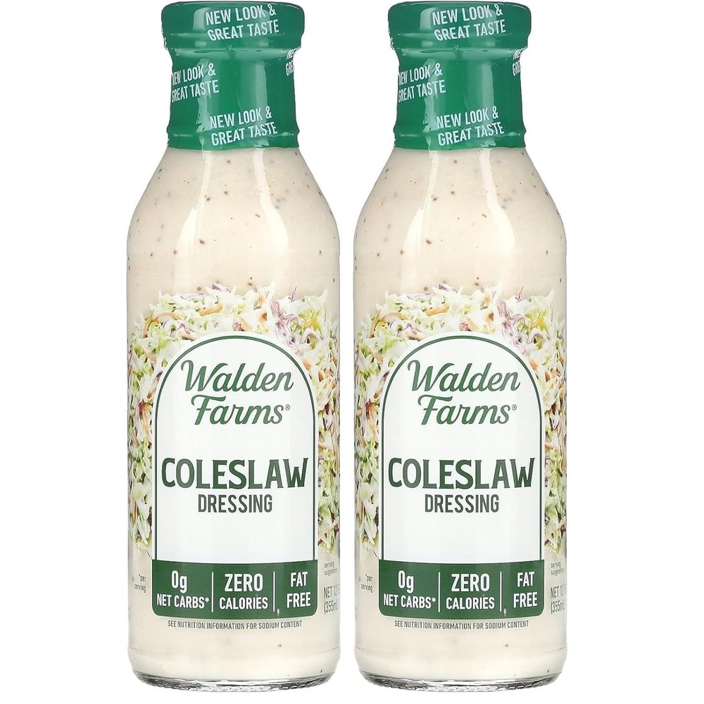 image:imageWalden Farms Ranch Dressing CalorieFree GlutenFree Low Carb KetoFriendly SugarFree DairyFree Creamy Ranch Flavor 1 Pack 12 oz BottleColeslaw Dressing