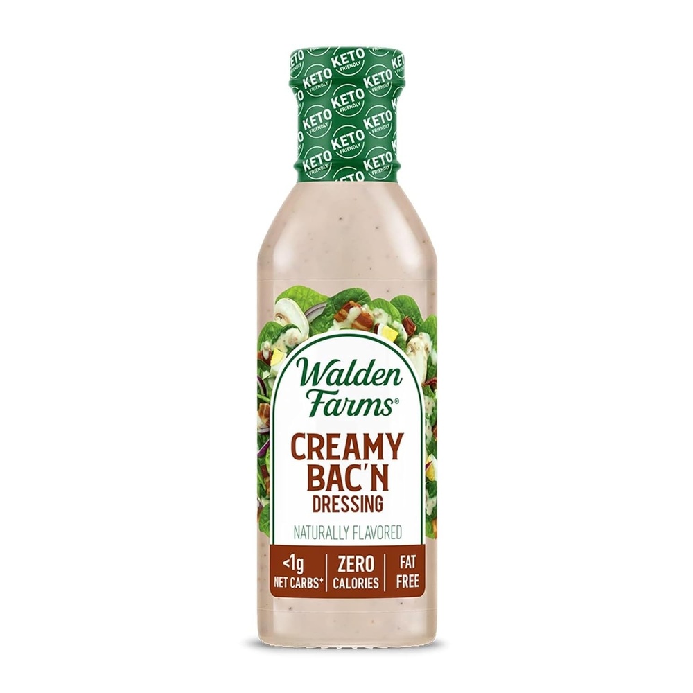 image:imageWalden Farms Ranch Dressing CalorieFree GlutenFree Low Carb KetoFriendly SugarFree DairyFree Creamy Ranch Flavor 1 Pack 12 oz BottleCreamy Bacn
