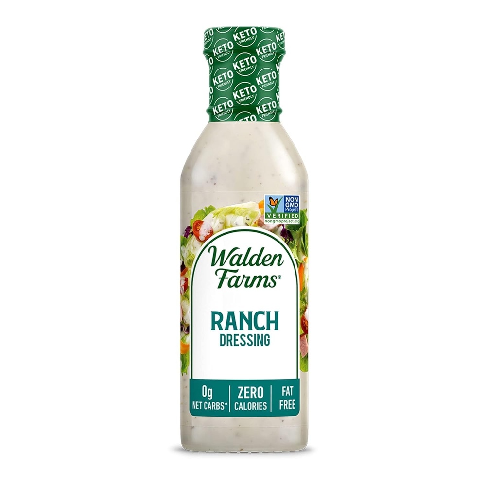 image:imageWalden Farms Ranch Dressing CalorieFree GlutenFree Low Carb KetoFriendly SugarFree DairyFree Creamy Ranch Flavor 1 Pack 12 oz BottleRanch