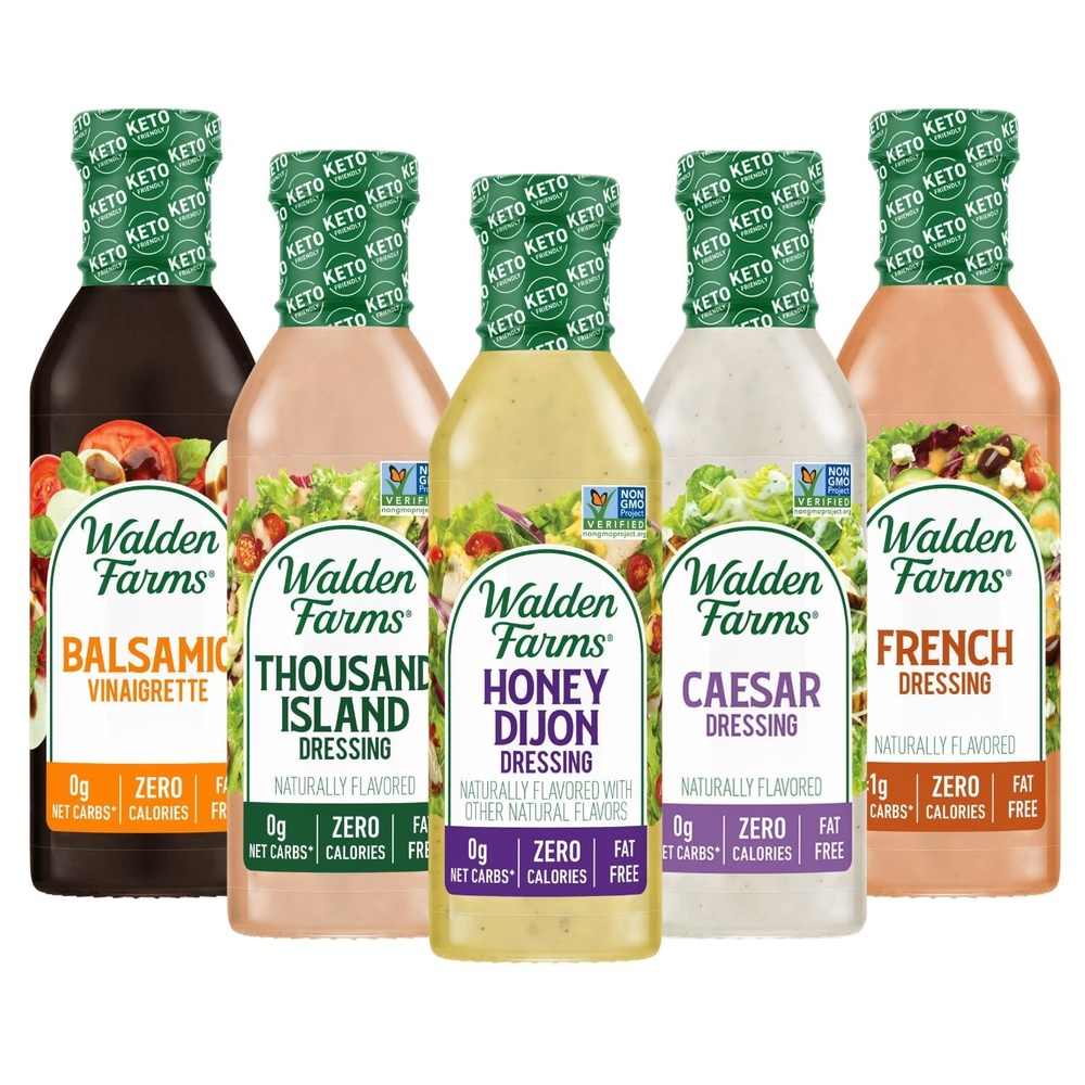 image:imageWalden Farms Ranch Dressing CalorieFree GlutenFree Low Carb KetoFriendly SugarFree DairyFree Creamy Ranch Flavor 1 Pack 12 oz BottleSignature Salad Collection