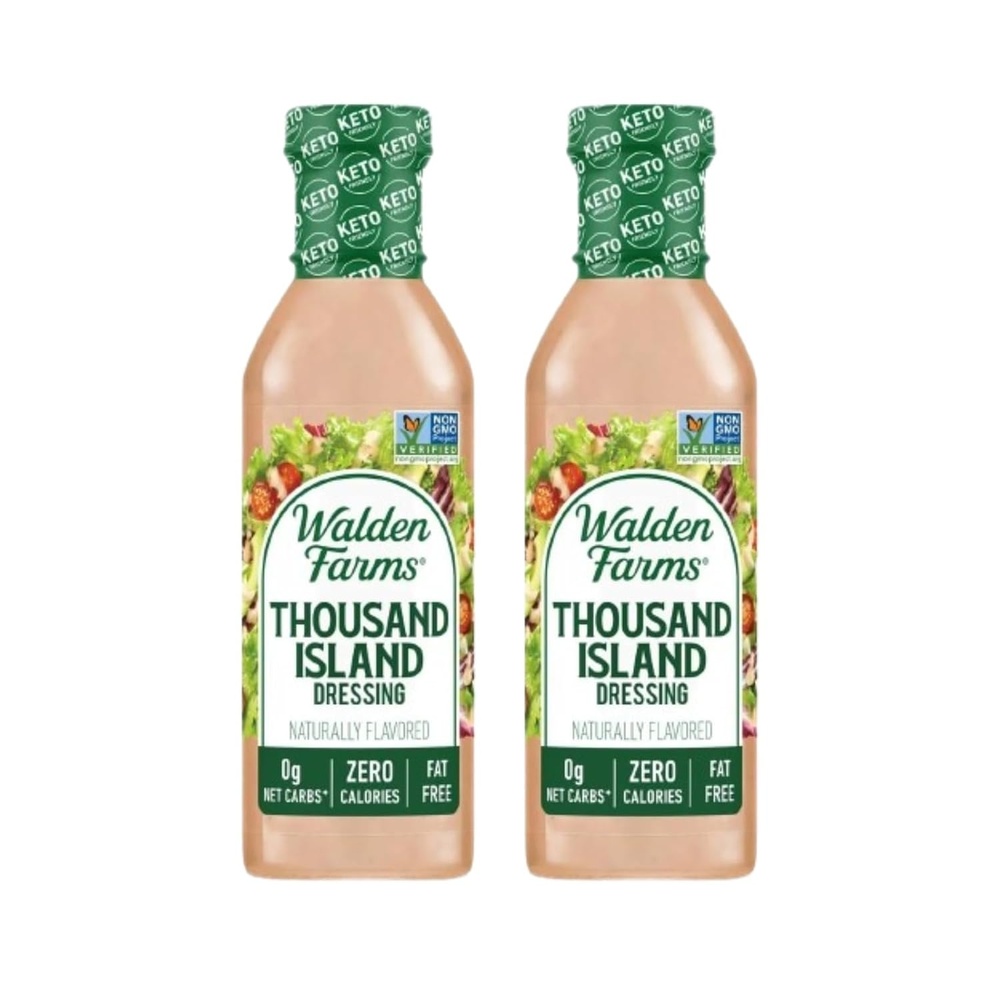 image:imageWalden Farms Thousand Island Dressing CalorieFree GlutenFree Low Carb KetoFriendly SugarFree DairyFree Creamy Thousand Island Flavor 2Pack 12 oz Bottles